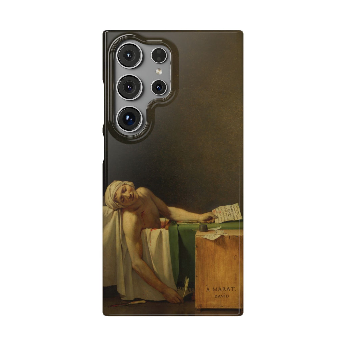 The Death of Marat by Jacques-Louis David - Samsung Slim Case