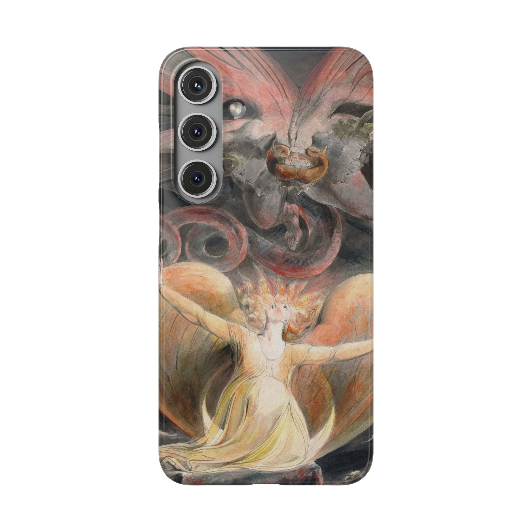 The Great Red Dragon and the Woman Clothed with the Sun by William Blake - Samsung Slim Case