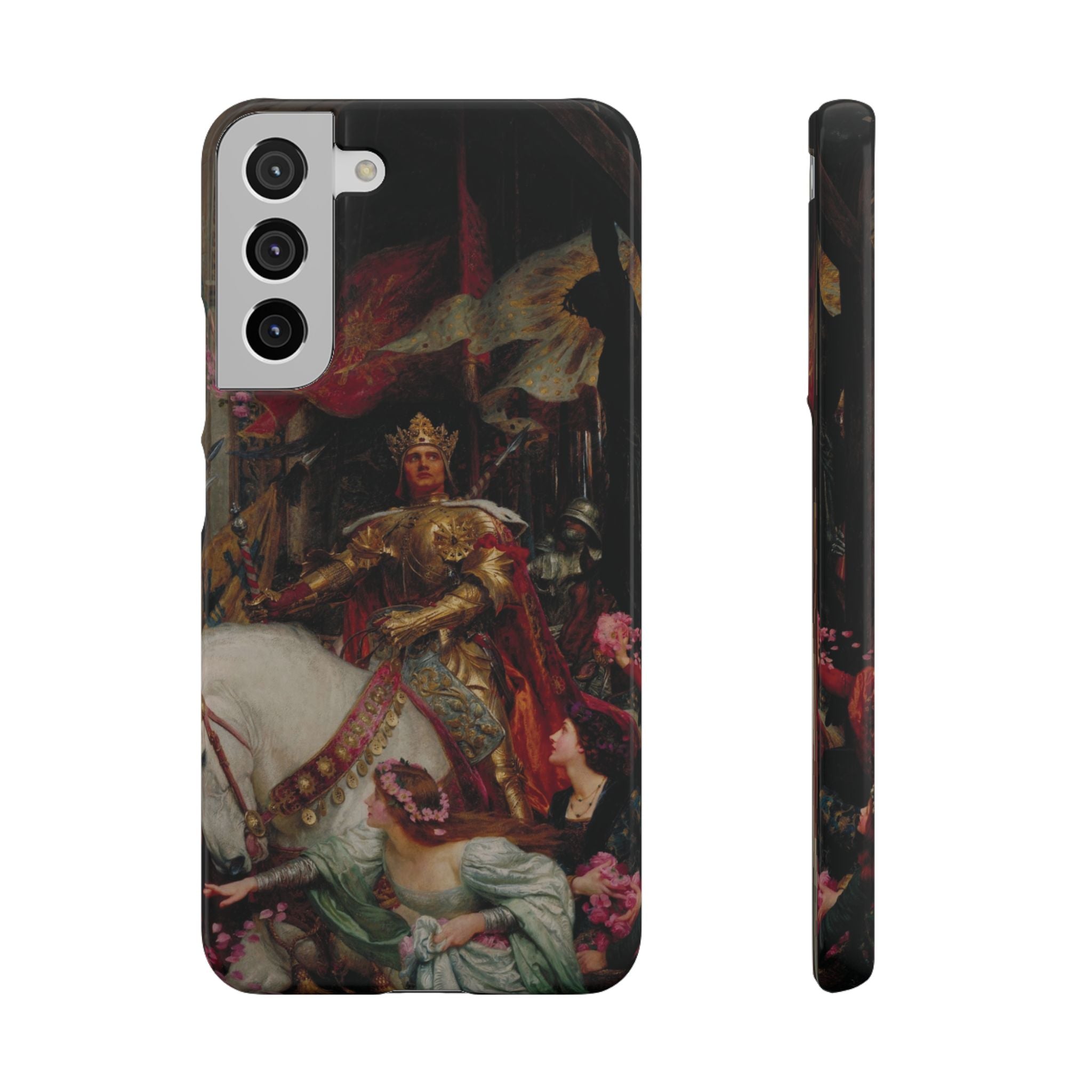 The Two Crowns by Frank Dicksee - Samsung Slim Case