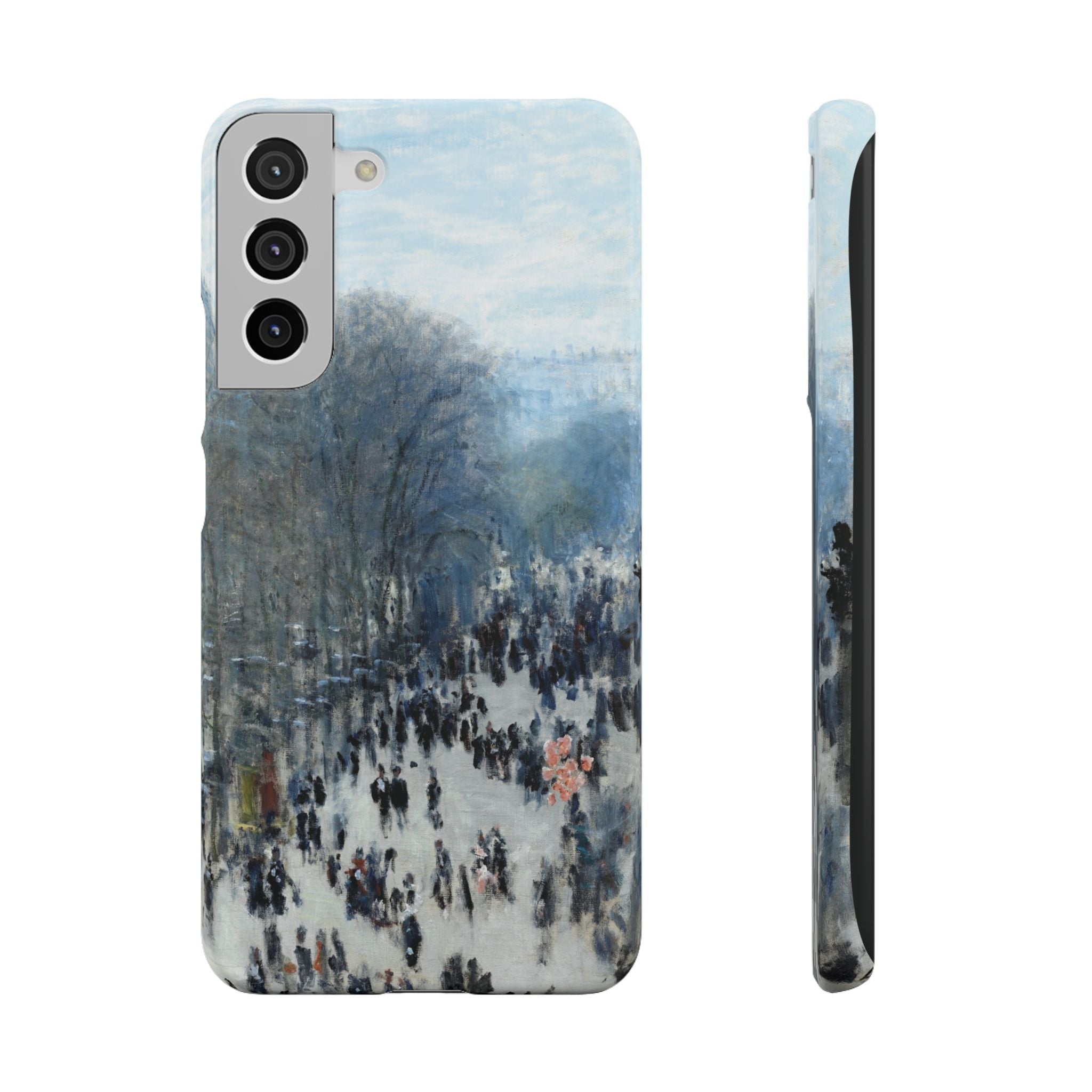 Boulevard des Capucines by Claude Monet - Samsung Slim Case