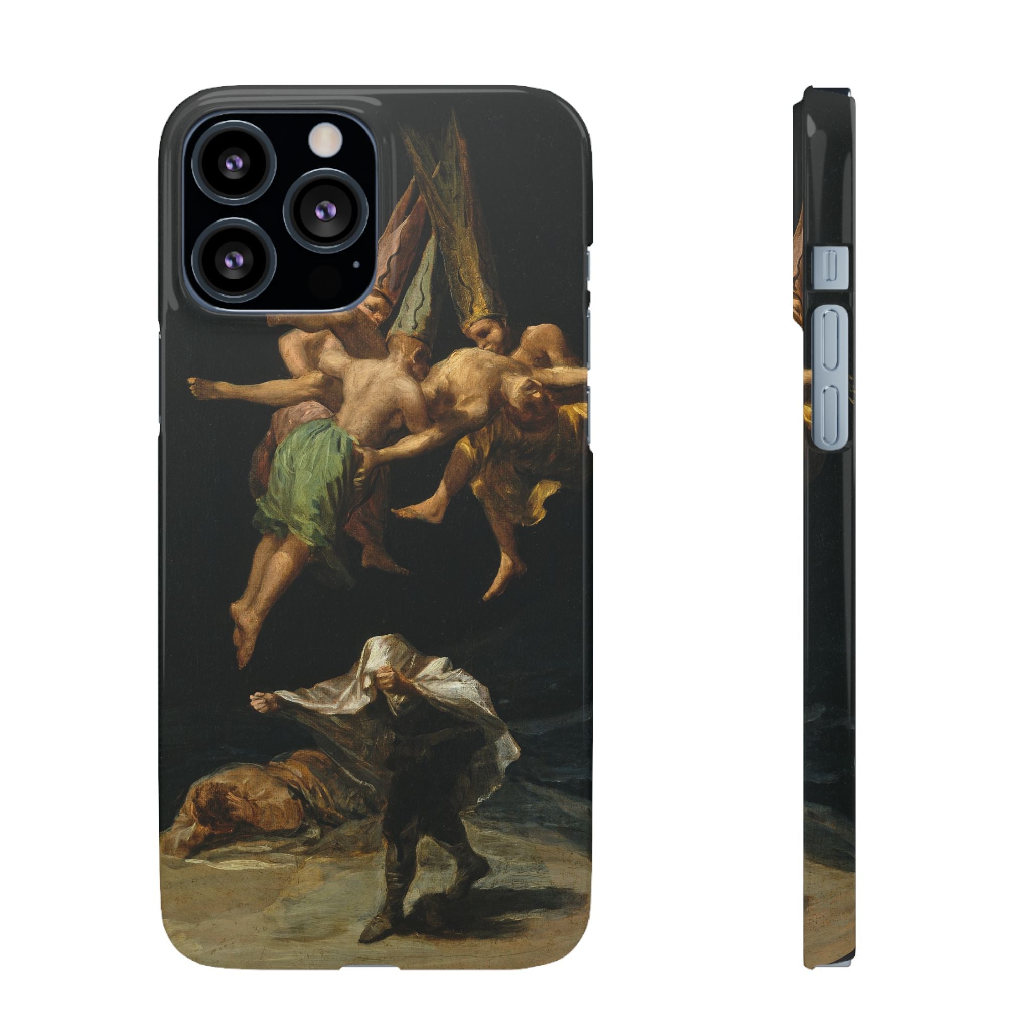 Witches’ Flight by Francisco de Goya - iPhone Slim Case
