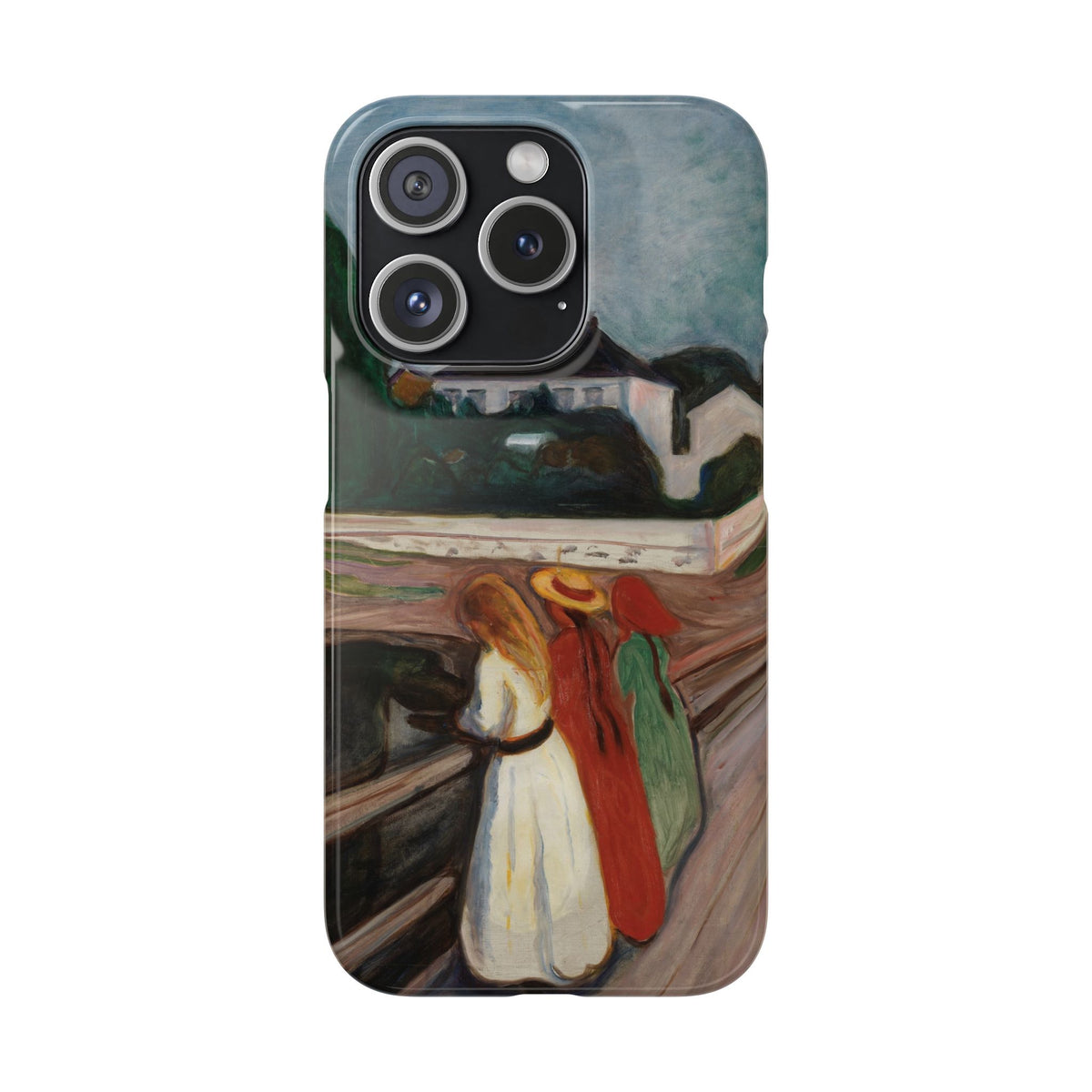 The Girls on the Bridge by Edvard Munch - iPhone Slim Case