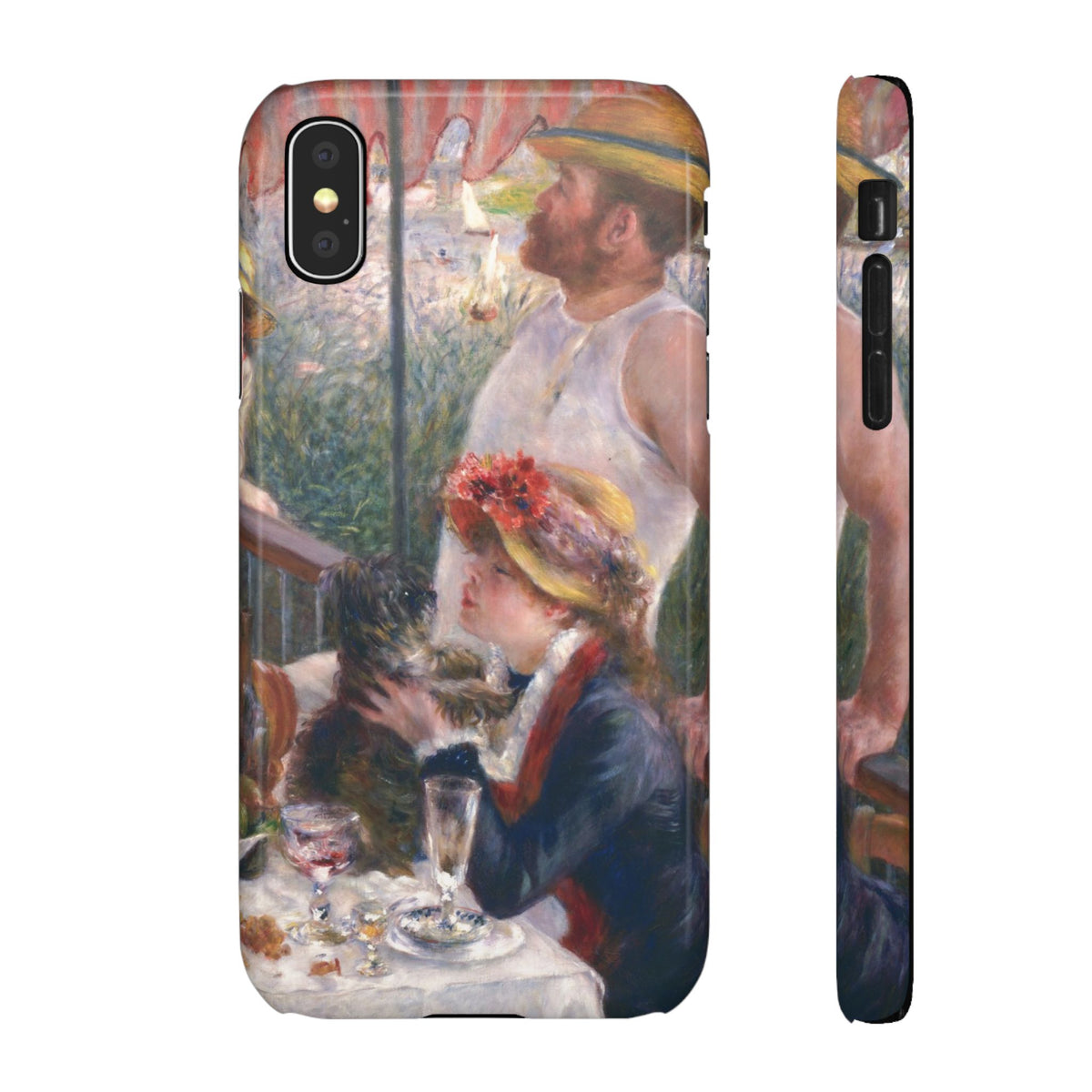 Luncheon of the Boating Party by Pierre Auguste Renoir - iPhone Slim Case