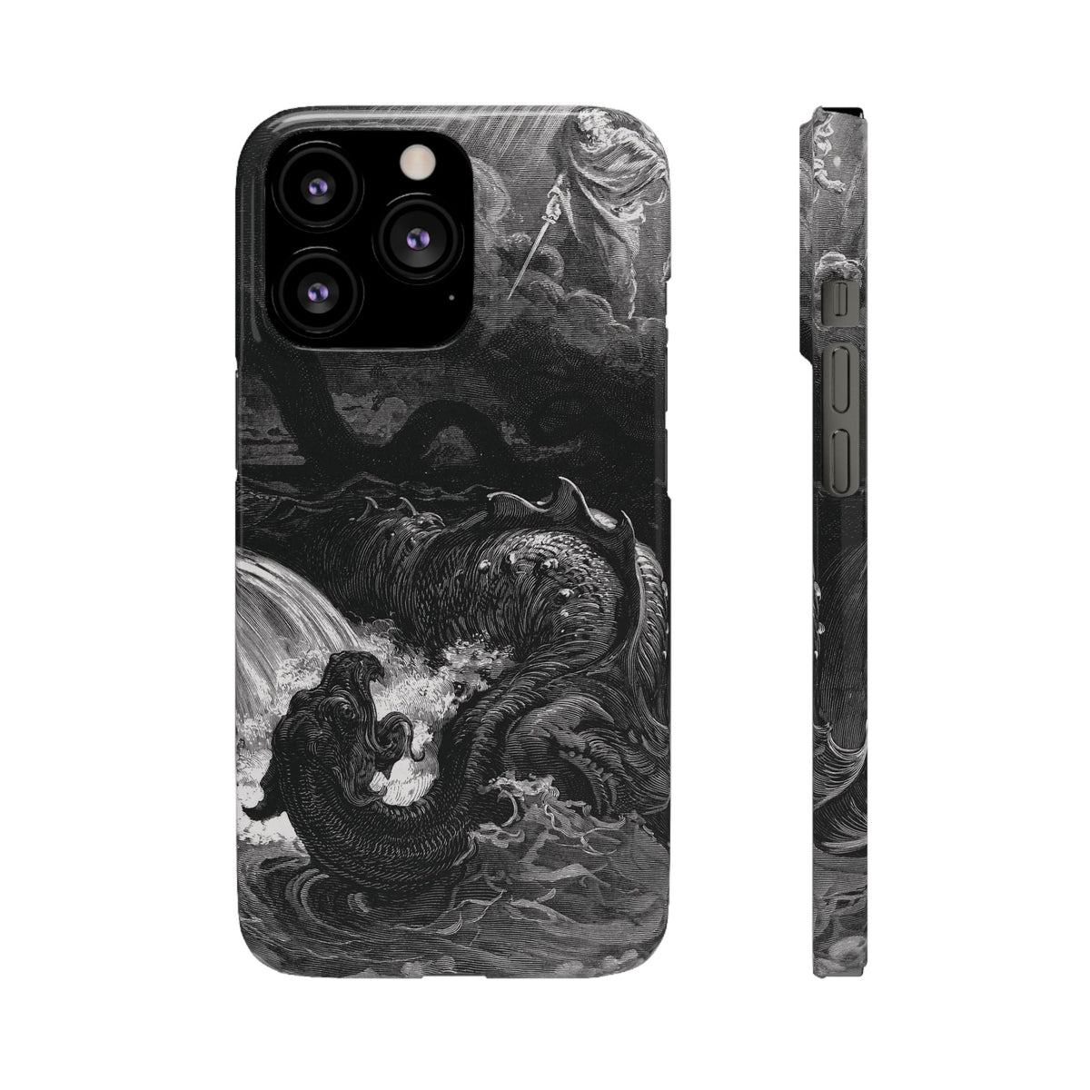 The Destruction of Leviathan by Gustave Doré - iPhone Slim Case