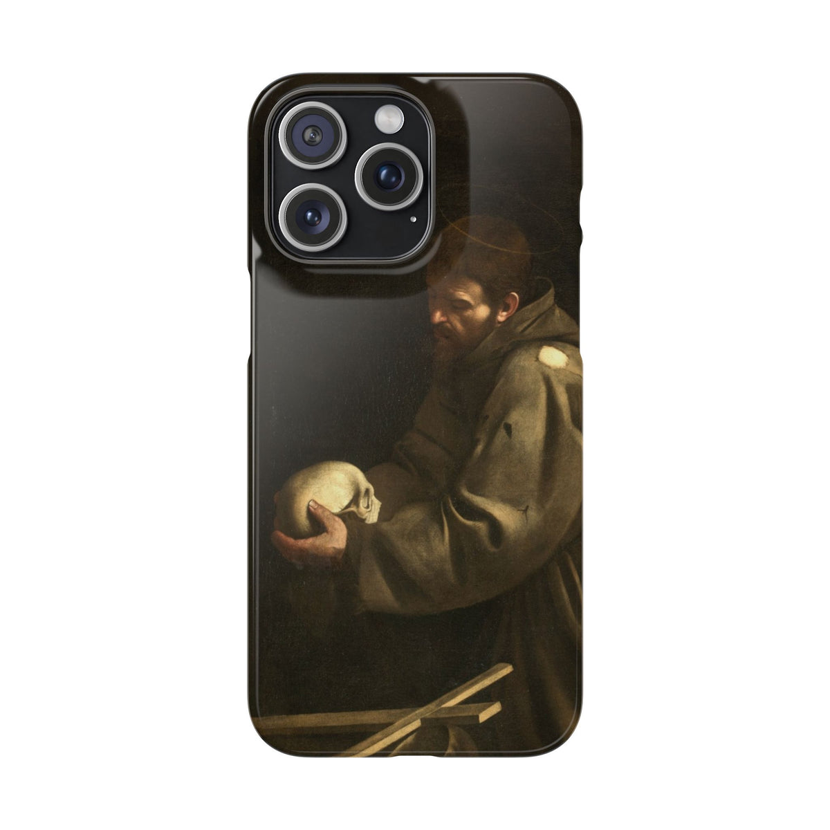 San Francesco in meditazione by Caravaggio - iPhone Slim Case
