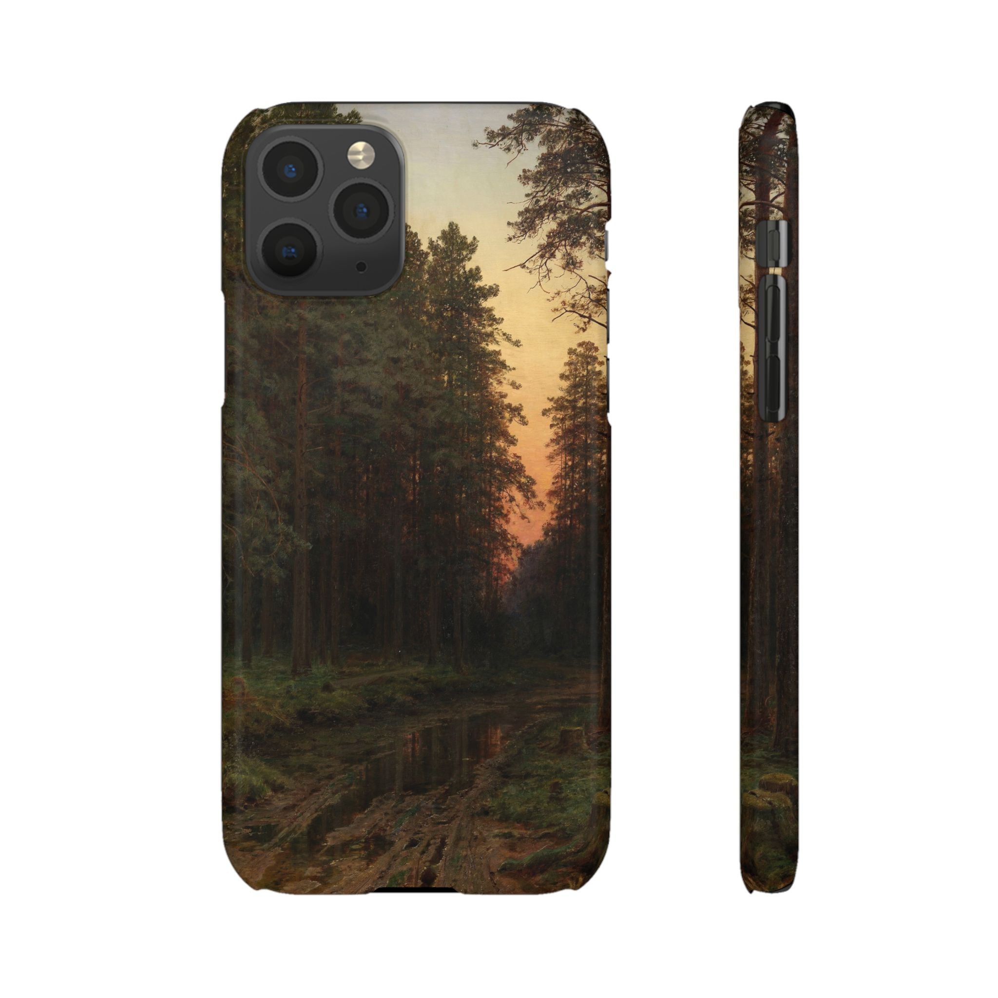Evening Glow by Ivan Ivanovich Shishkin - iPhone Slim Case