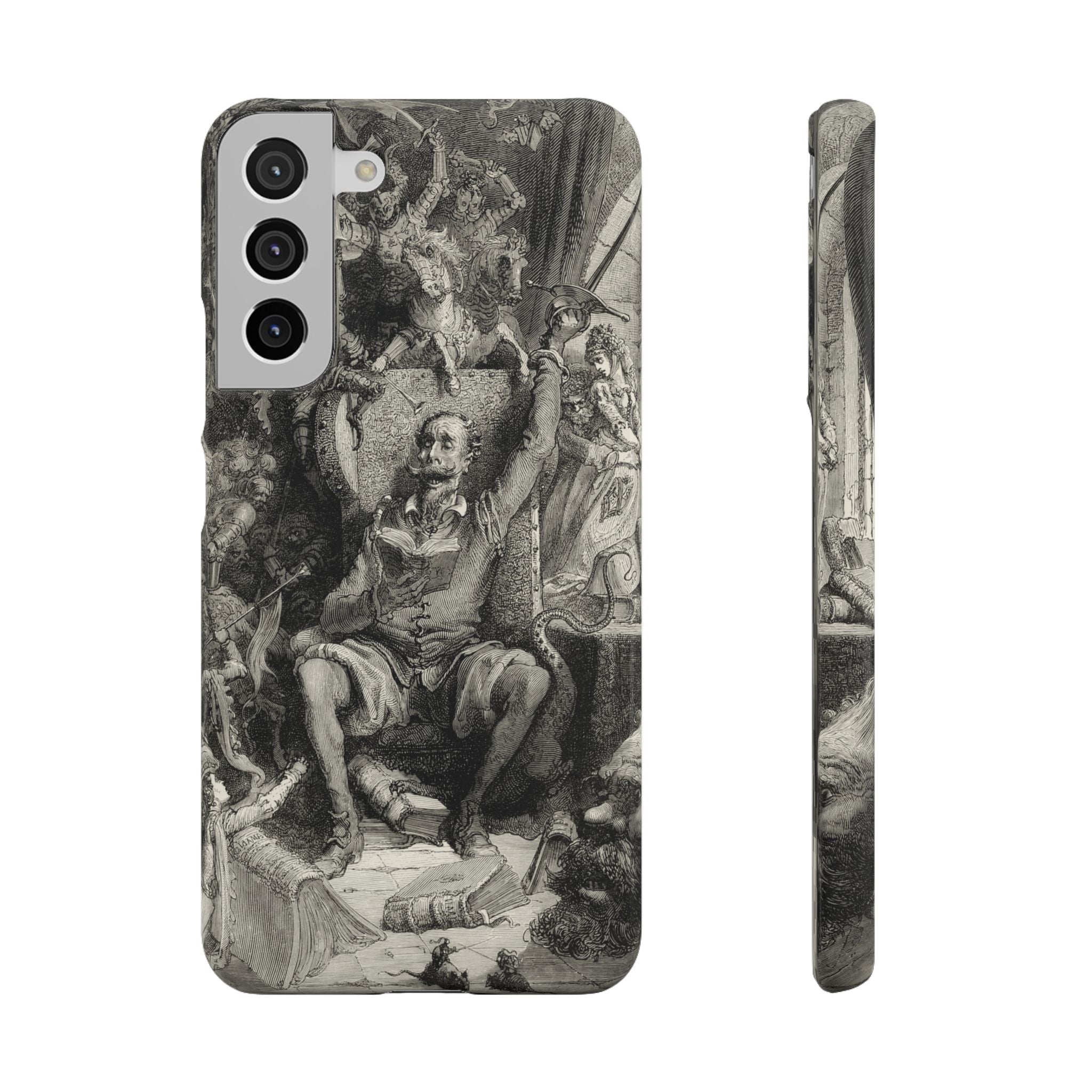 Don Quixote and His Visions by Gustave Doré - Samsung Slim Case