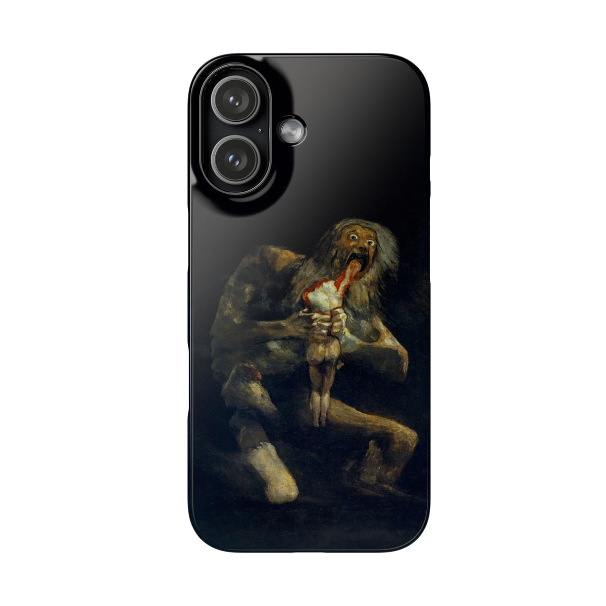 Saturn Devouring His Son by Goya - iPhone Slim Case
