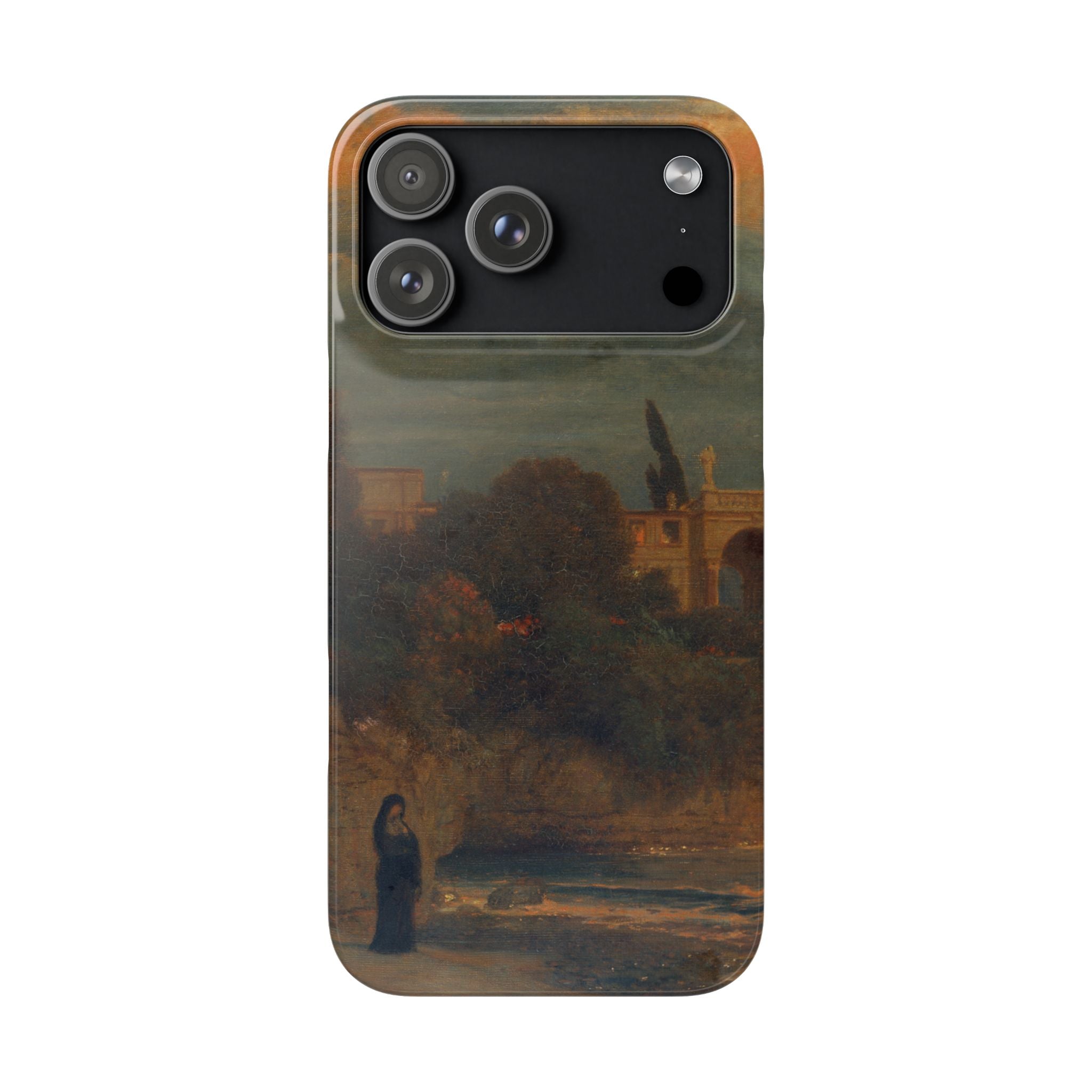 Villa by the Sea by Arnold Böcklin - iPhone Slim Case
