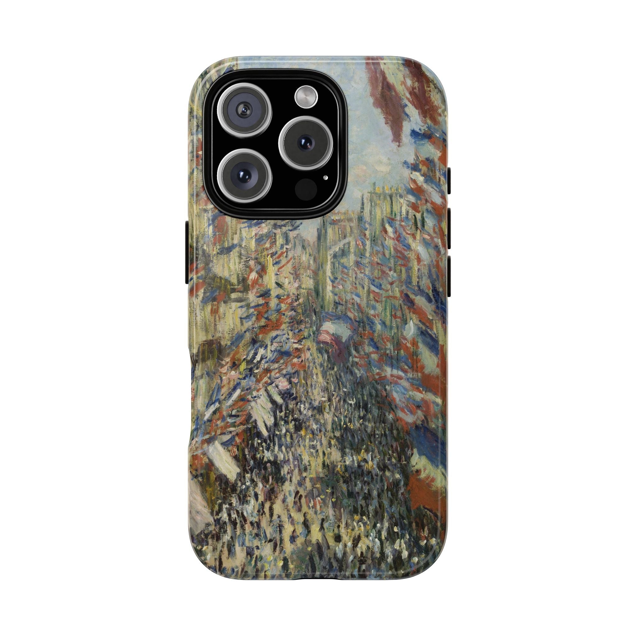 The Rue Montorgueil in Paris by Claude Monet - iPhone Tough Case