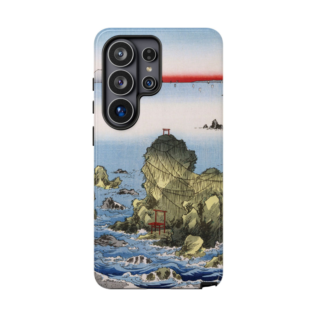 Futamigaura in Ise Province by Utagawa Hiroshige - Samsung Tough Case