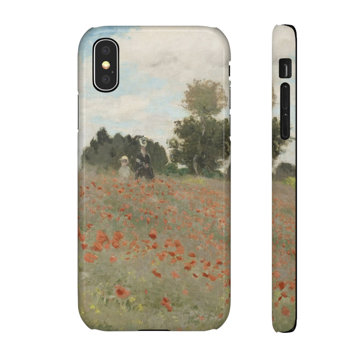 The Poppy Field by Claude Monet - iPhone Slim Case