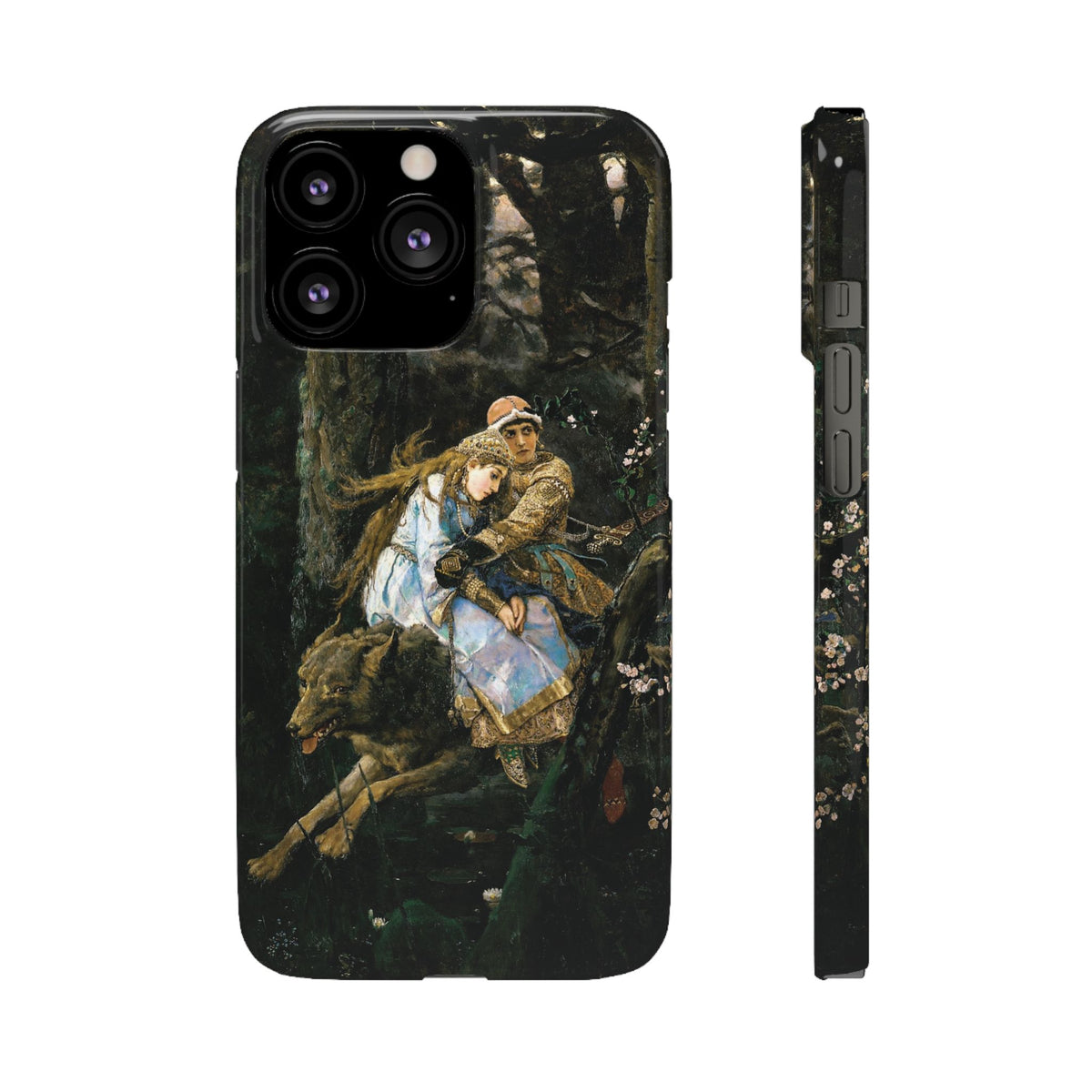 Ivan Tsarevich Riding the Grey Wolf by Viktor Vasnetsov - iPhone Slim Case