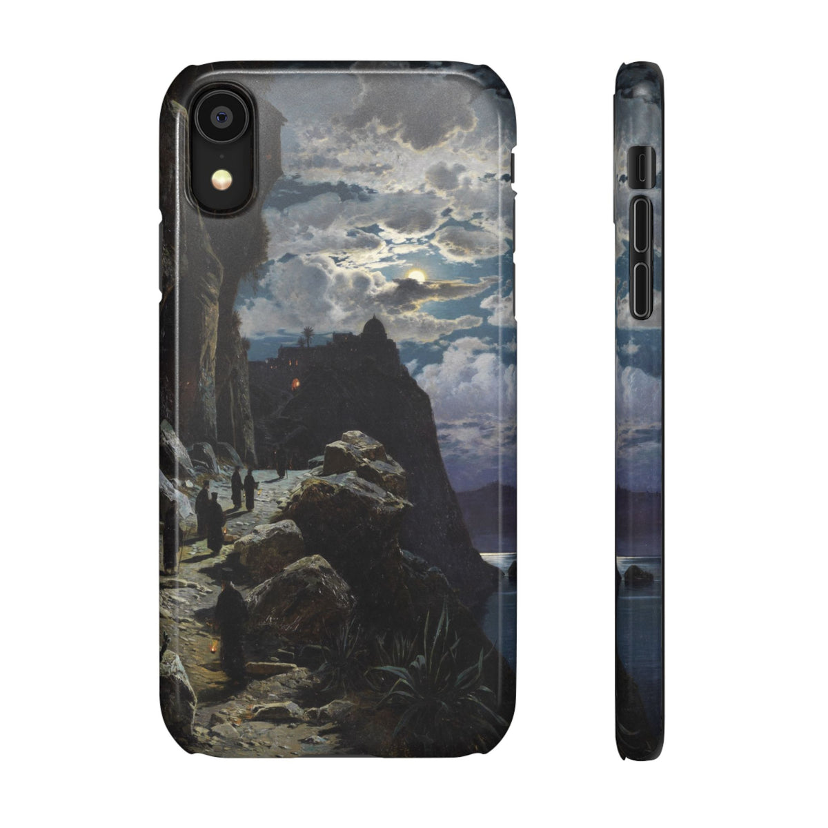 Procession of Monks on Mount Athos by Hermann Corrodi - iPhone Slim Case