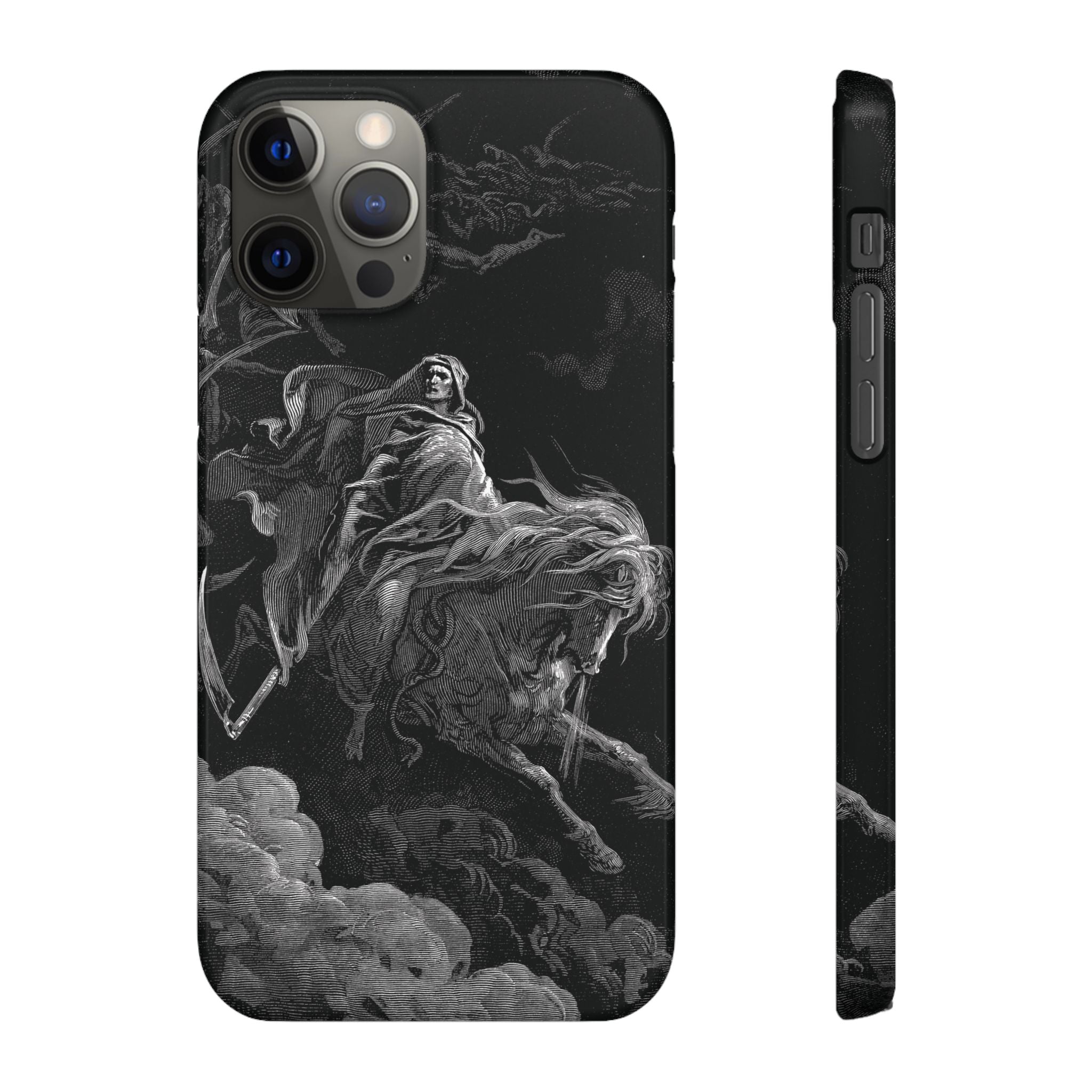Death on the Pale Horse by Gustave Dore - iPhone Slim Case