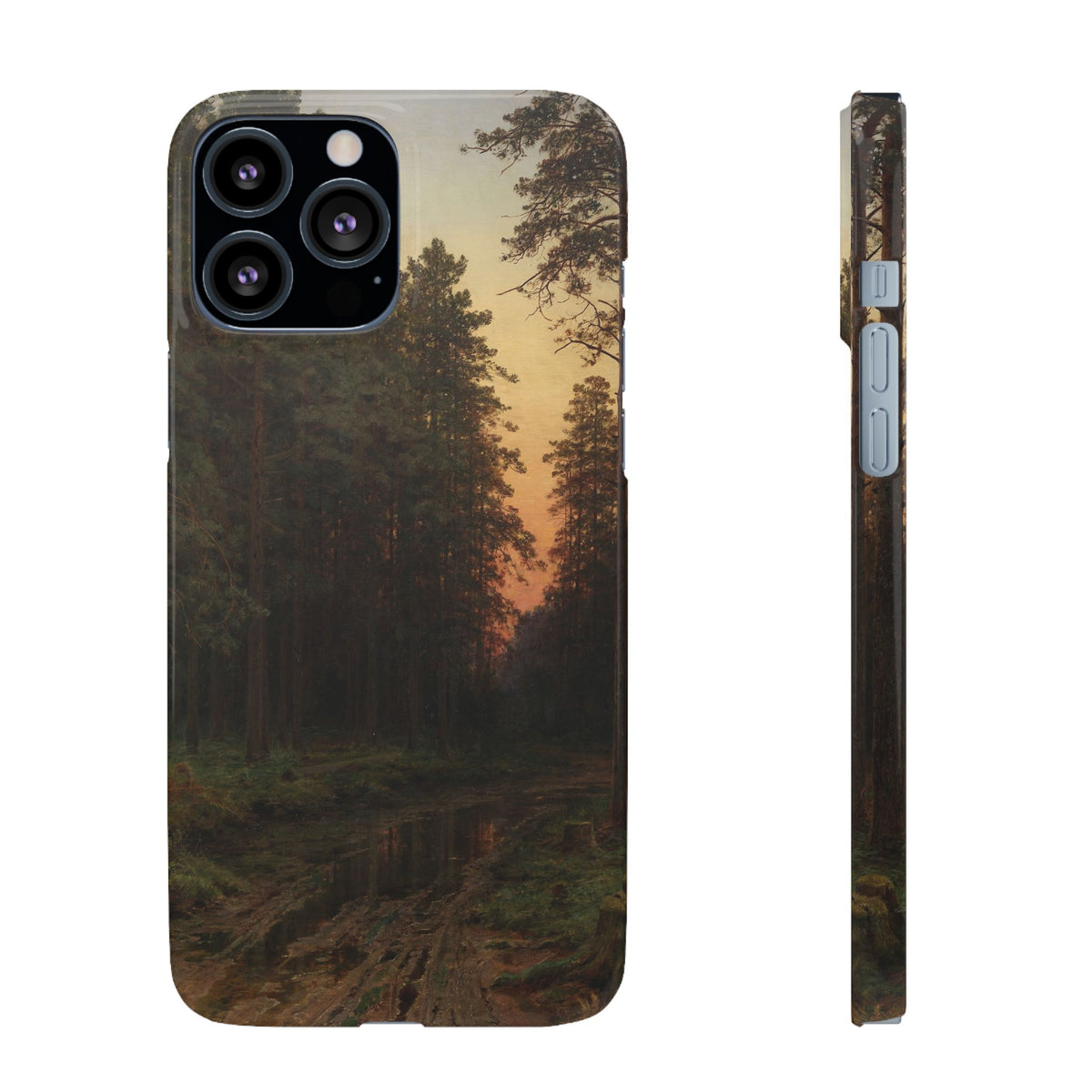 Evening Glow by Ivan Ivanovich Shishkin - iPhone Slim Case