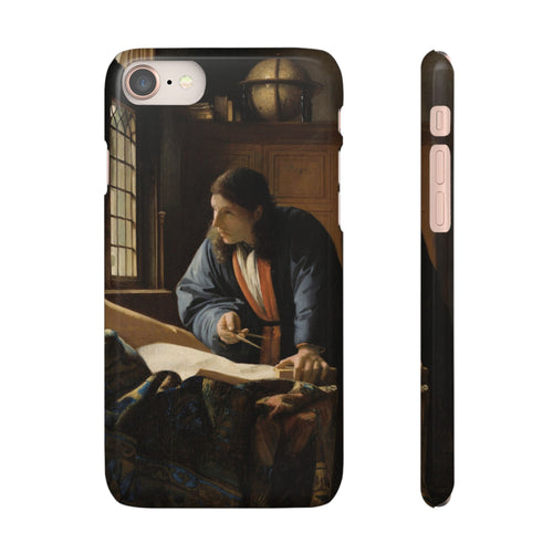 The Geographer by Johannes Vermeer - iPhone Slim Case