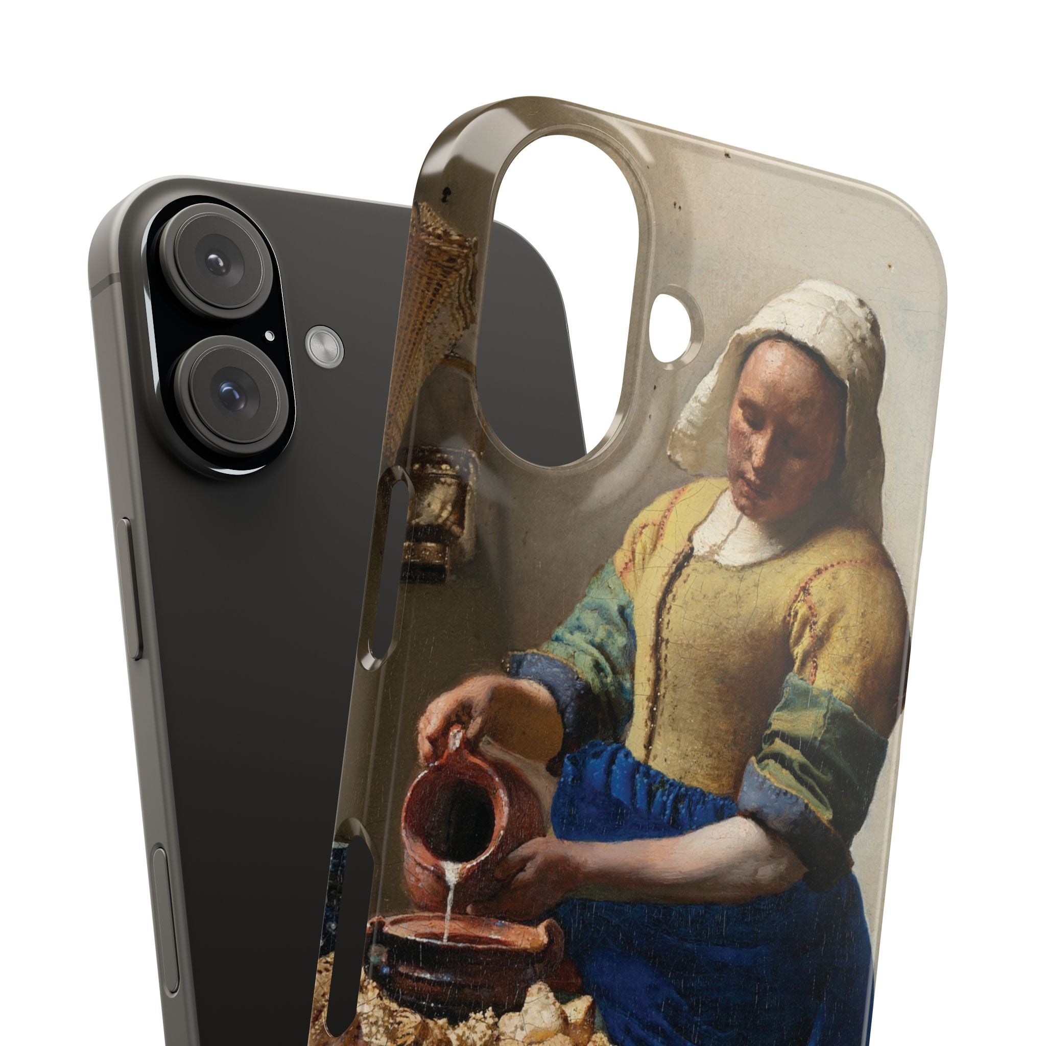 The Milkmaid by Johannes Vermeer - iPhone Slim Case