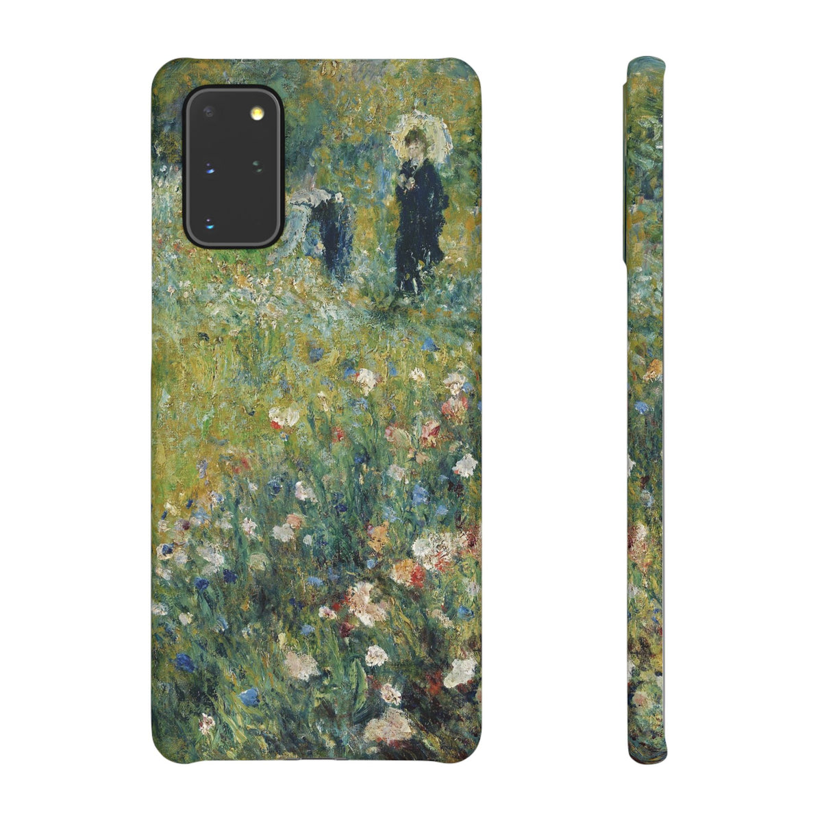 Woman with a Parasol in a Garden by Pierre Auguste Renoir - Samsung Slim Case