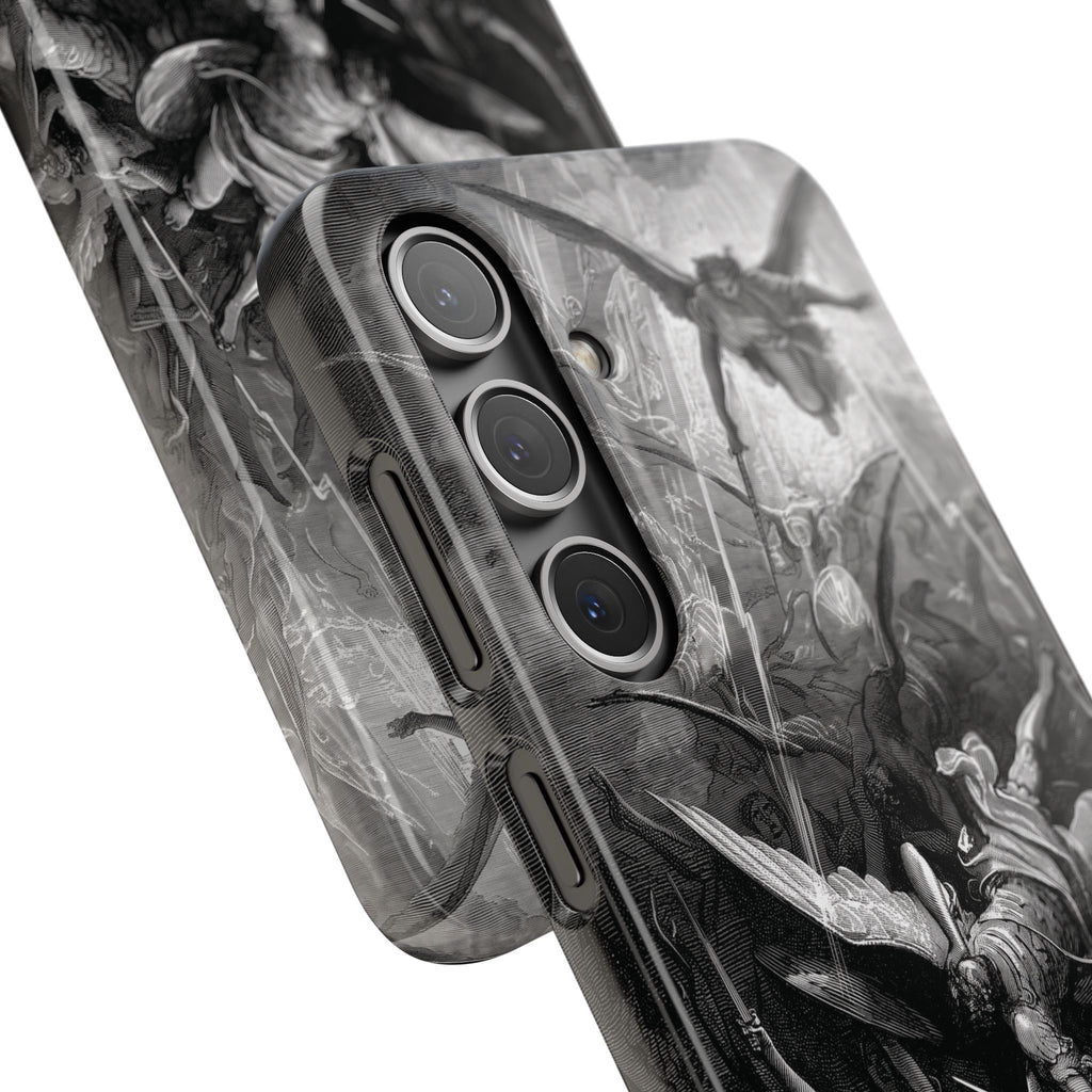 Paradise Lost |The Battle in Heaven by Gustave Doré - Samsung Slim Case