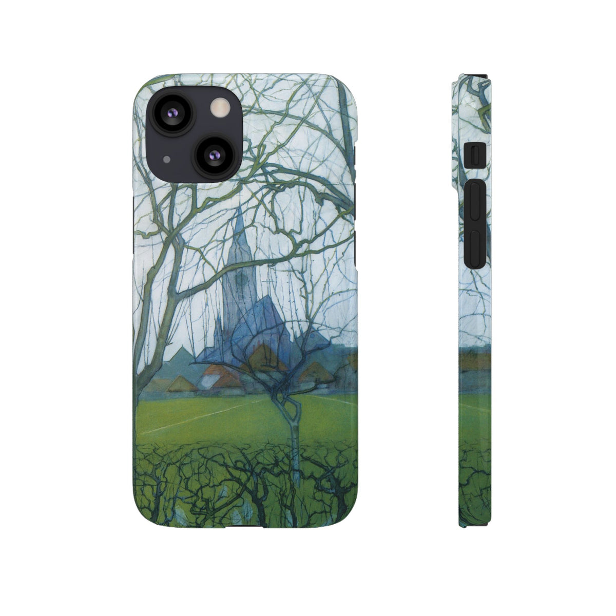 St Jacobs Church by Piet Mondrian - iPhone Slim Case