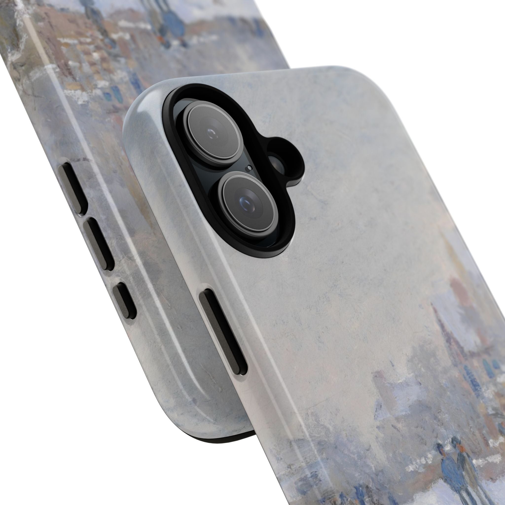 La scena della neve ad Argenteuil di Claude Monet - Cover protettiva per iPhone