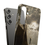 Nightfall over New York Harbor by Edward Moran - Samsung Slim Case