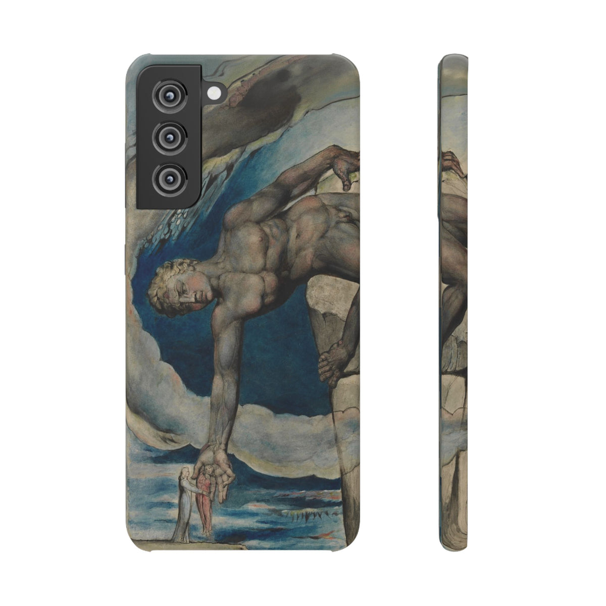 Antaeus setting down Dante and Virgil in the Last Circle of Hell by William Blake - Samsung Slim Case