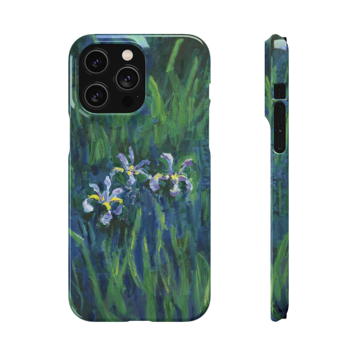 Irises by Claude Monet - iPhone Slim Case