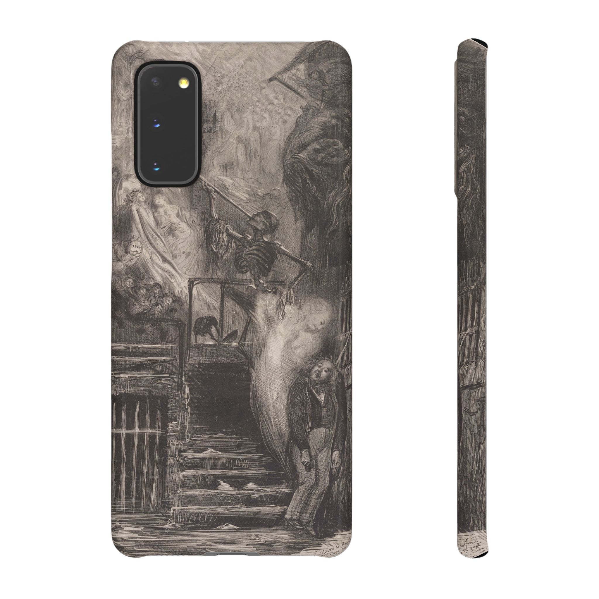 La Rue de la Vieille Lanterne (The Suicide of Gérard de Nerval) by Gustave Doré - Samsung Slim Case