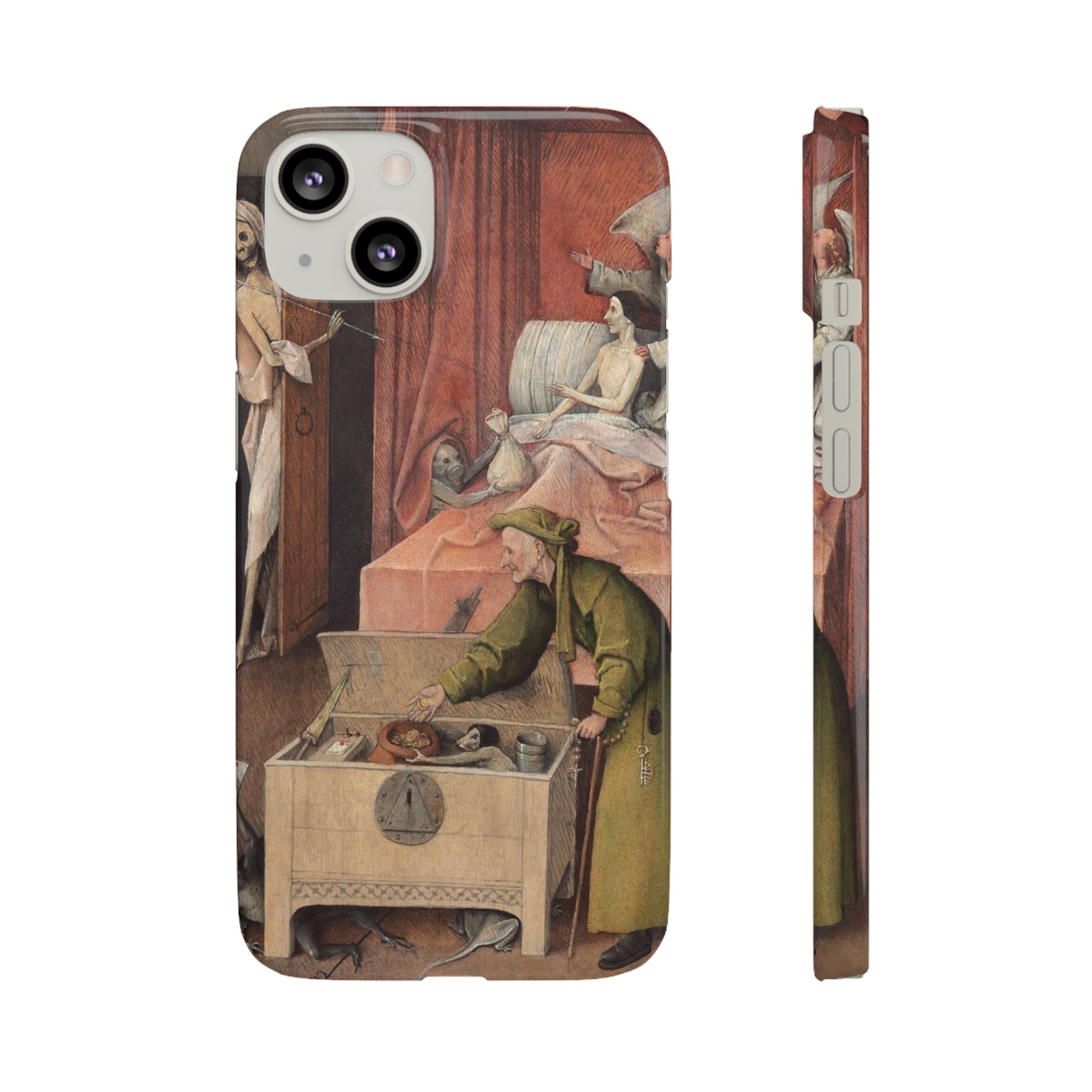 The Death of the Miser by Hieronymus Bosch - iPhone Slim Case