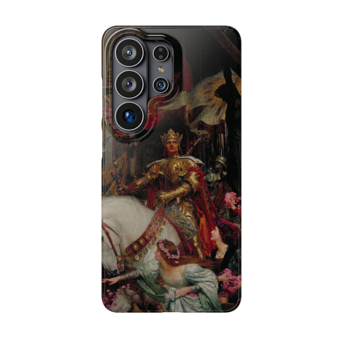 The Two Crowns by Frank Dicksee - Samsung Slim Case