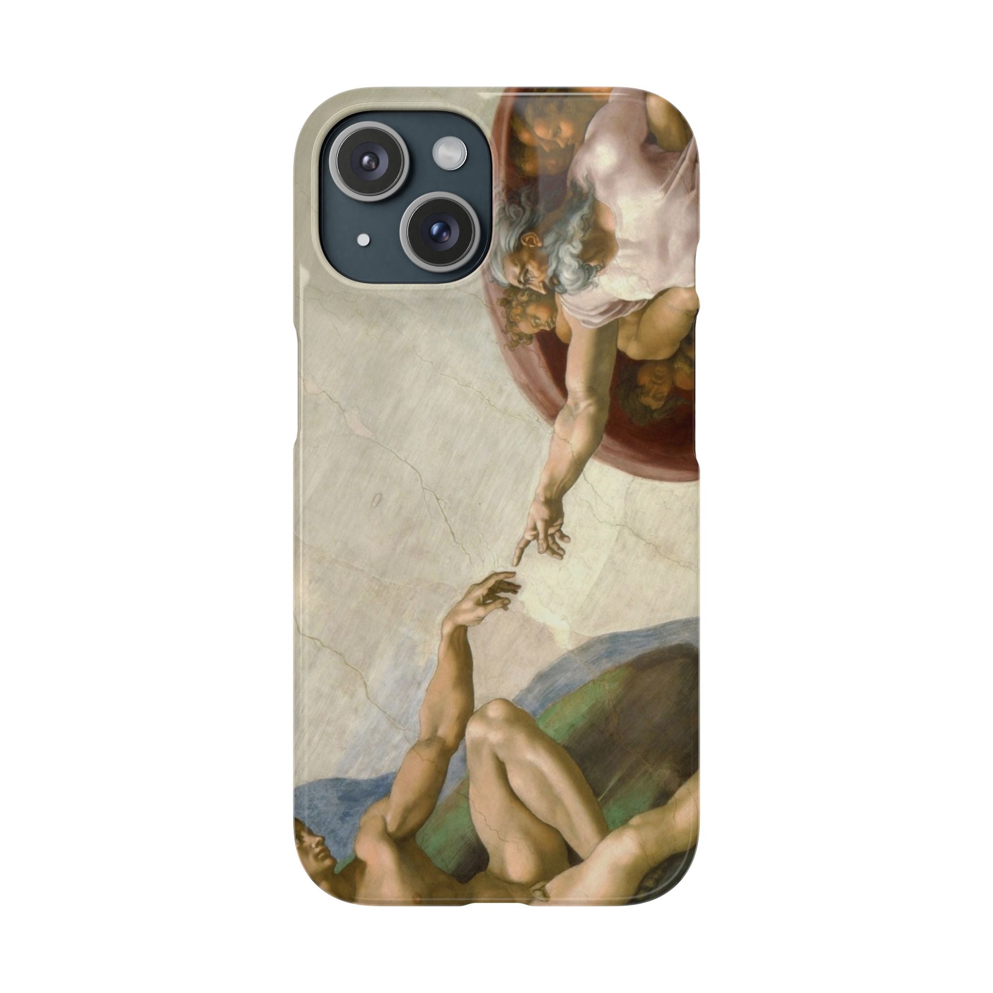 Creation of Adam by Michelangelo - iPhone Slim Case