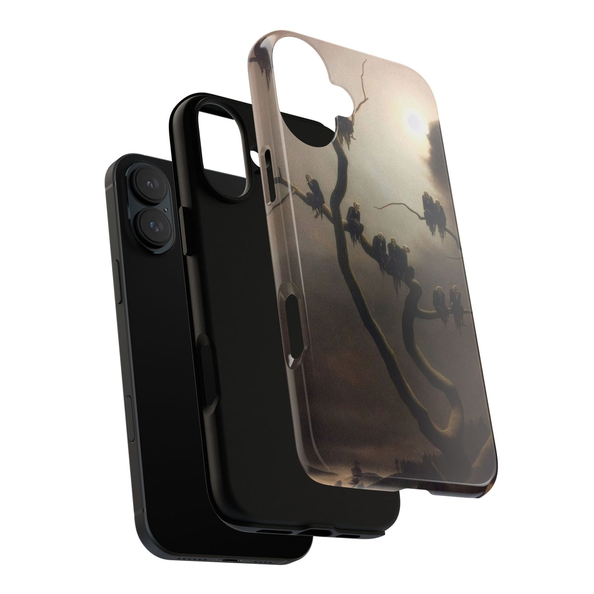 Ghosts on a Tree by Franz Sedlacek - iPhone Tough Case