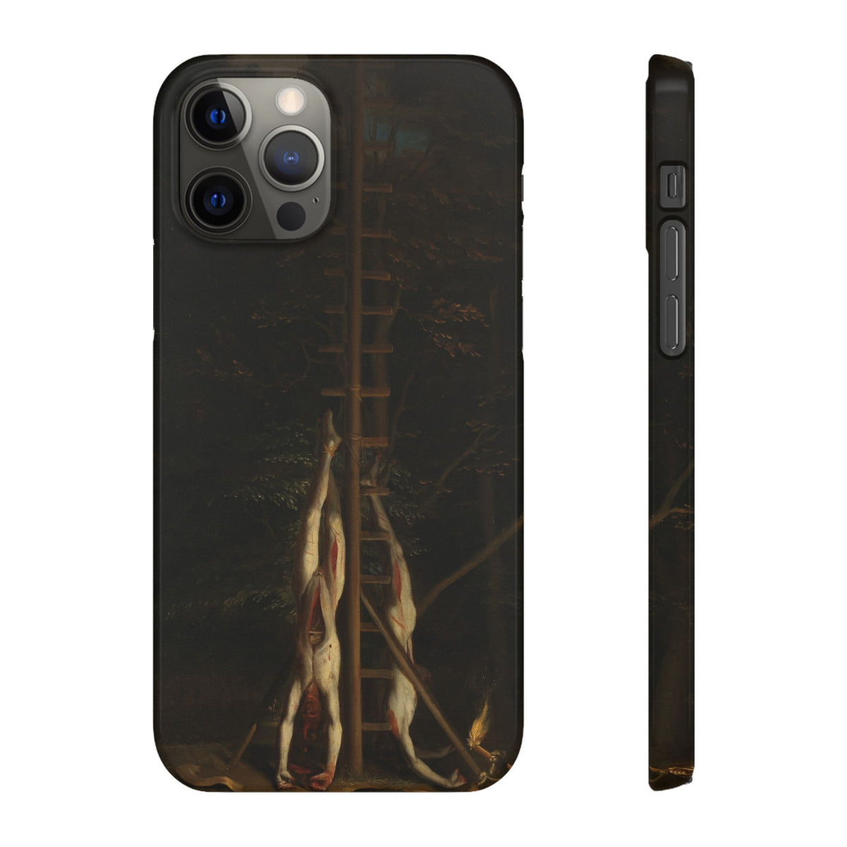 The Corpses of the De Witt Brothers by Jan de Baen - iPhone Slim Case