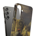 The Painter in His Workshop by Adriaen van Ostade - Samsung Slim Case