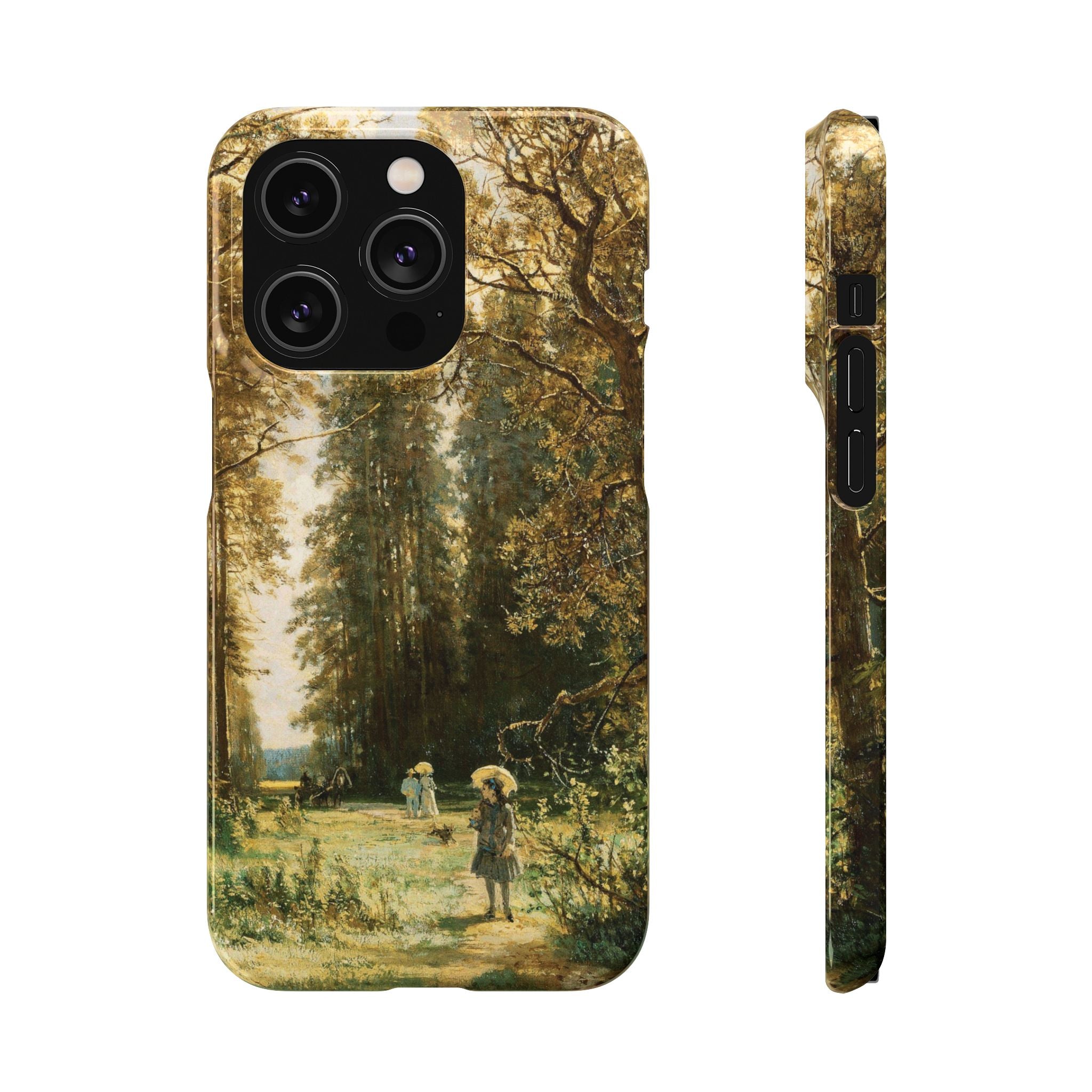 The Path in the Forest by Ivan Ivanovich Shishkin - iPhone Slim Case