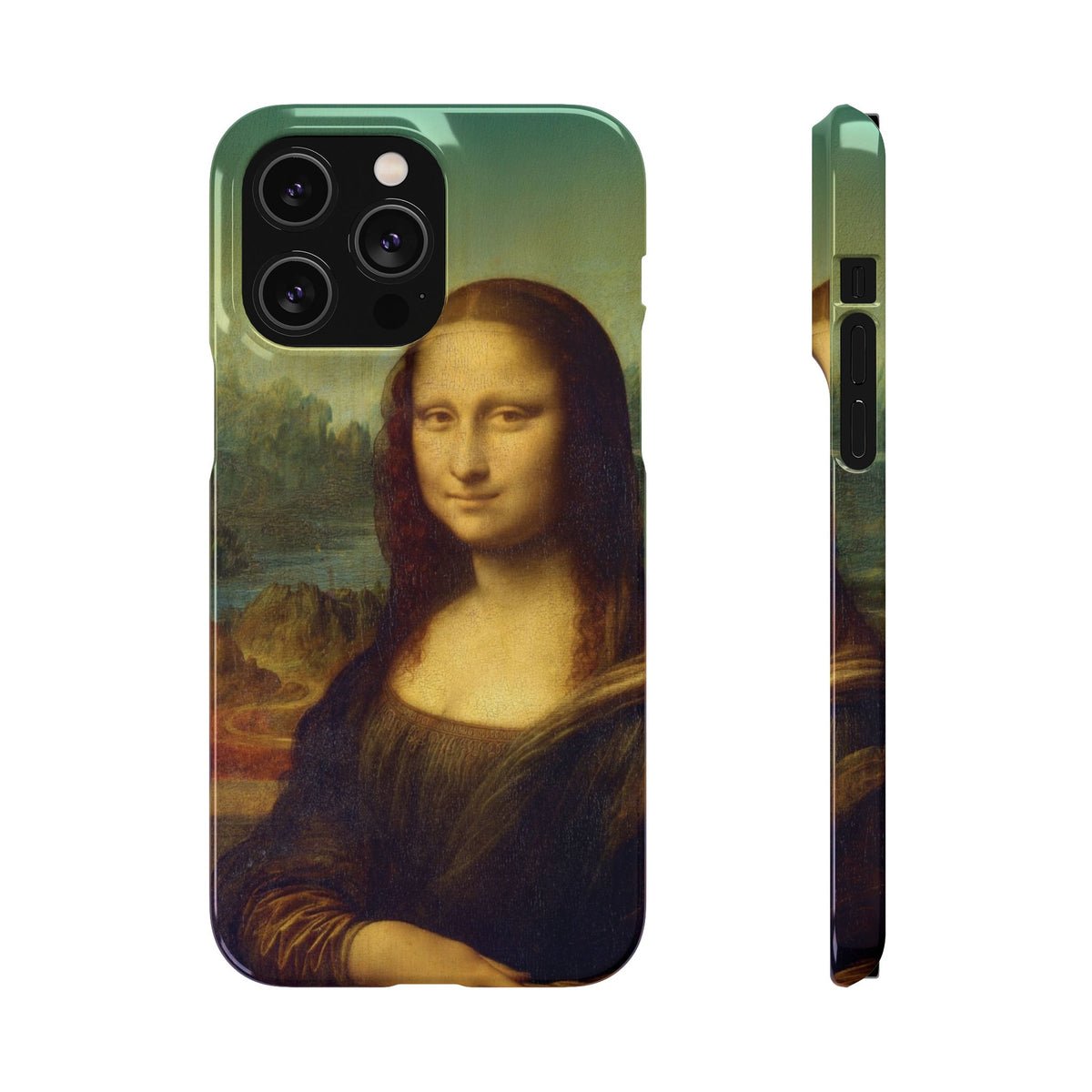 Mona Lisa by Leonardo da Vinci - iPhone Slim Case