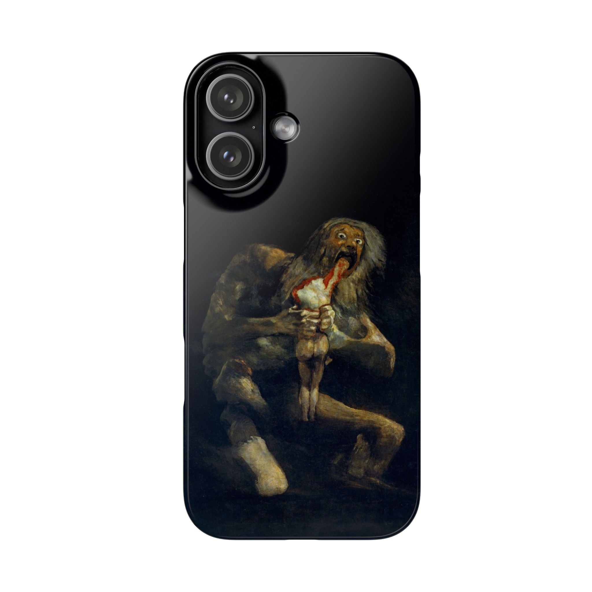 Saturn Devouring His Son by Goya - iPhone Slim Case