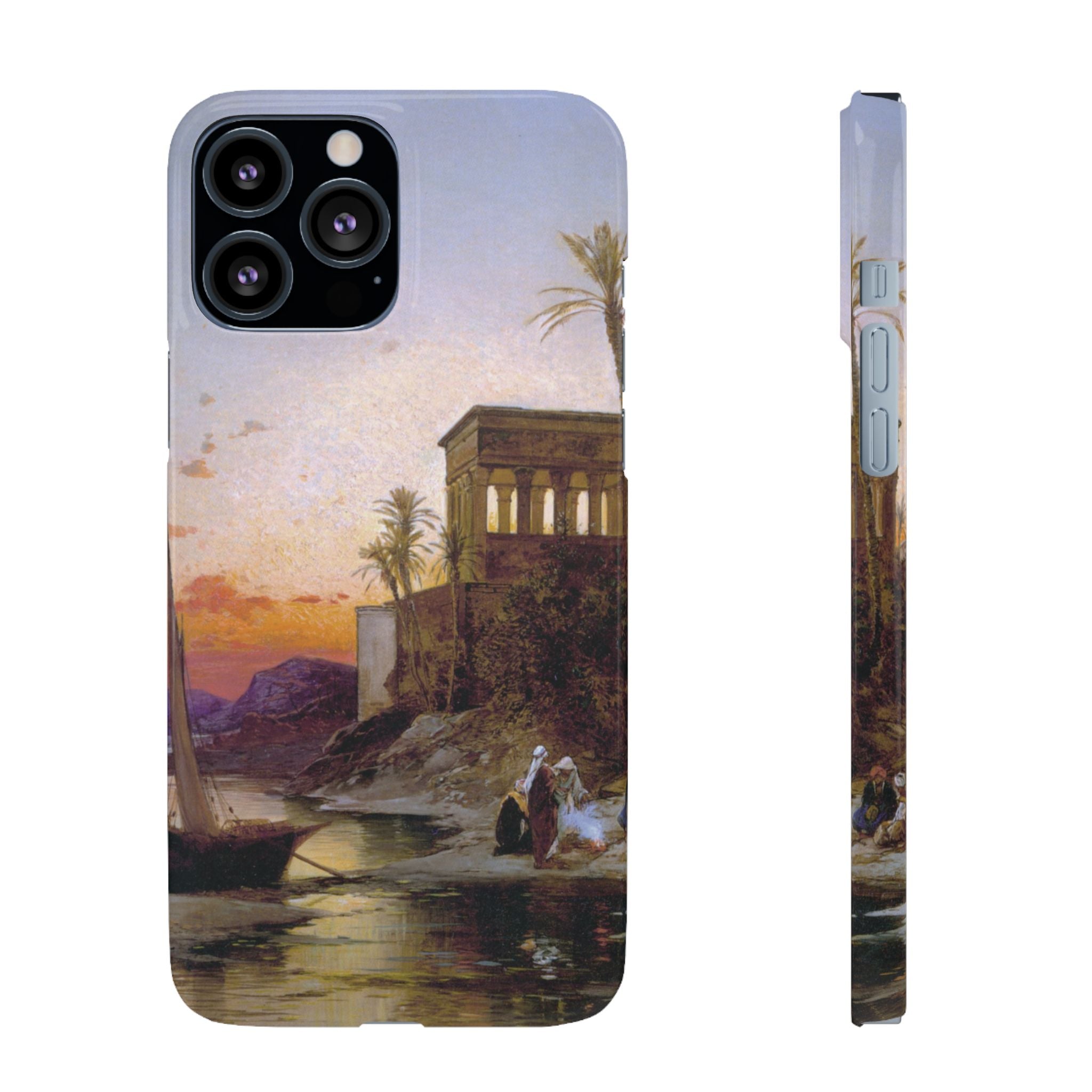 The Kiosk of Trajan by Hermann Corrodi - iPhone Slim Case