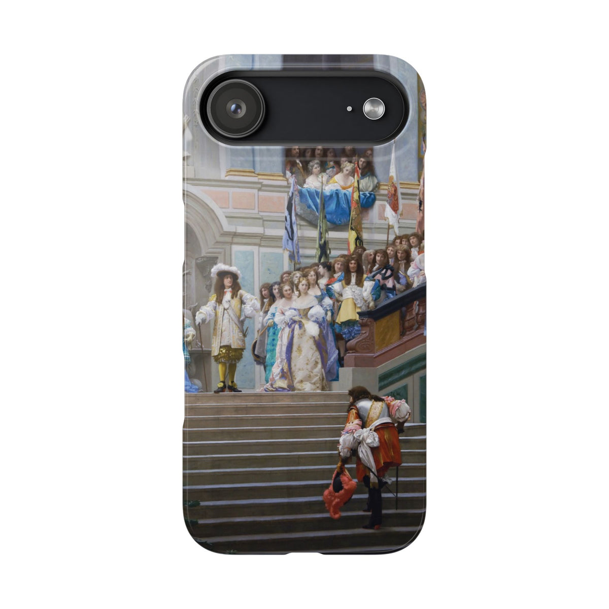 Reception du Grand Conde par Louis XIV by Jean-Leon Gerome - iPhone Slim Case