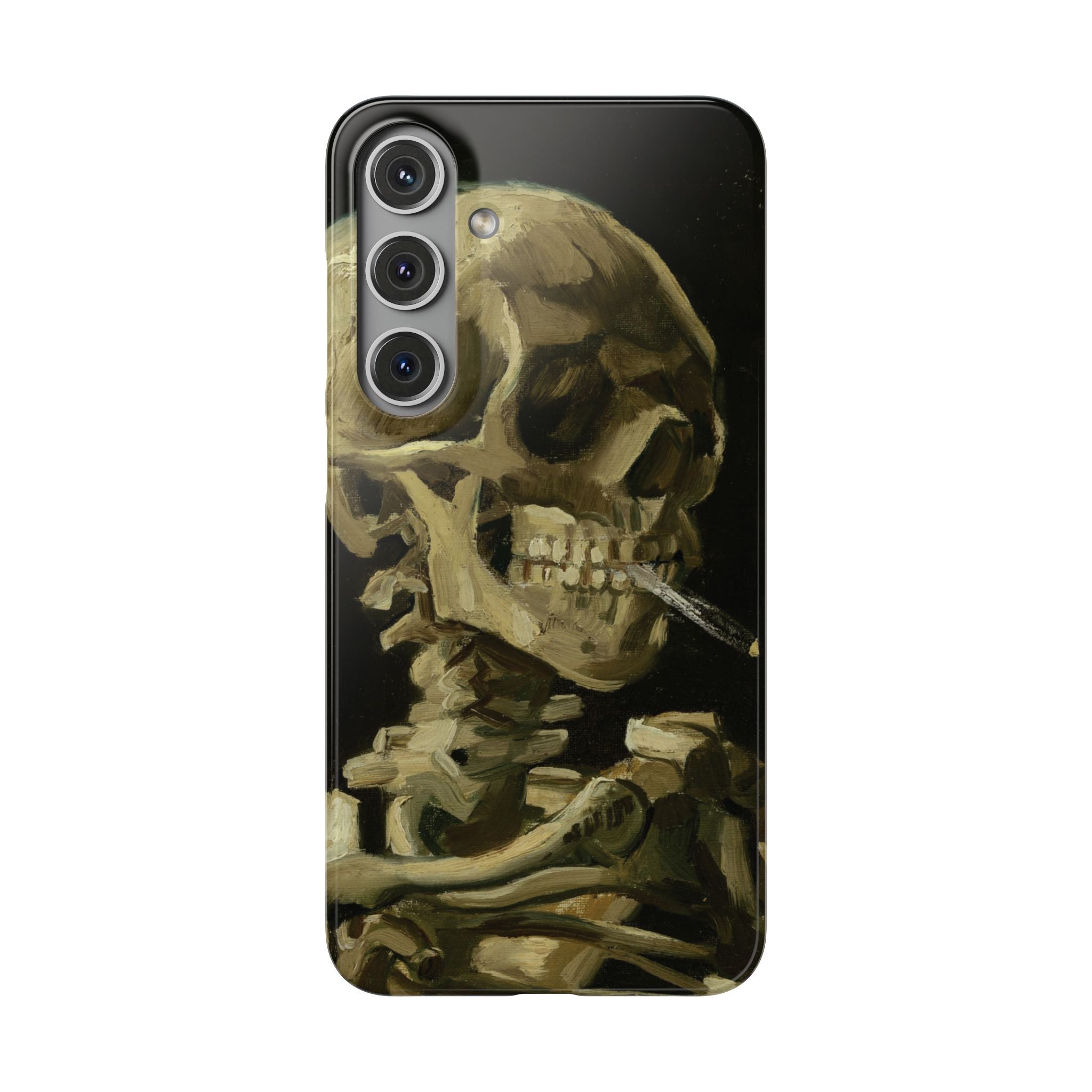 Head of a Skeleton with a Burning Cigarette by Vincent van Gogh - Samsung Slim Case