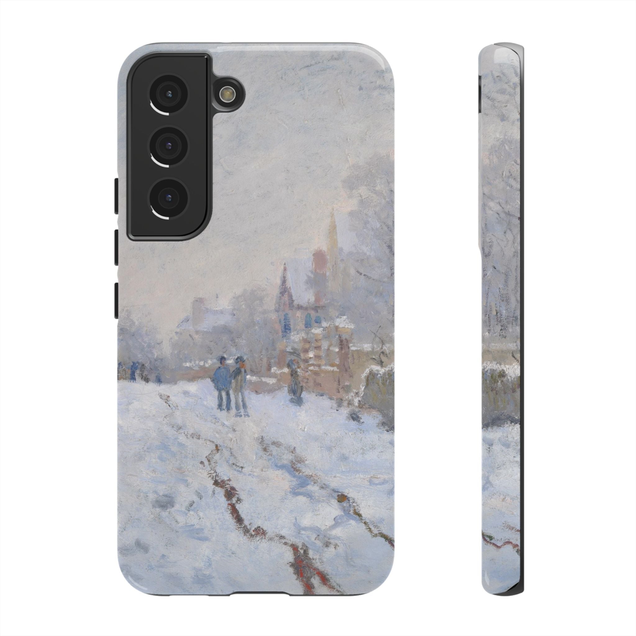 Snow Scene at Argenteuil by Claude Monet - Samsung Tough Case