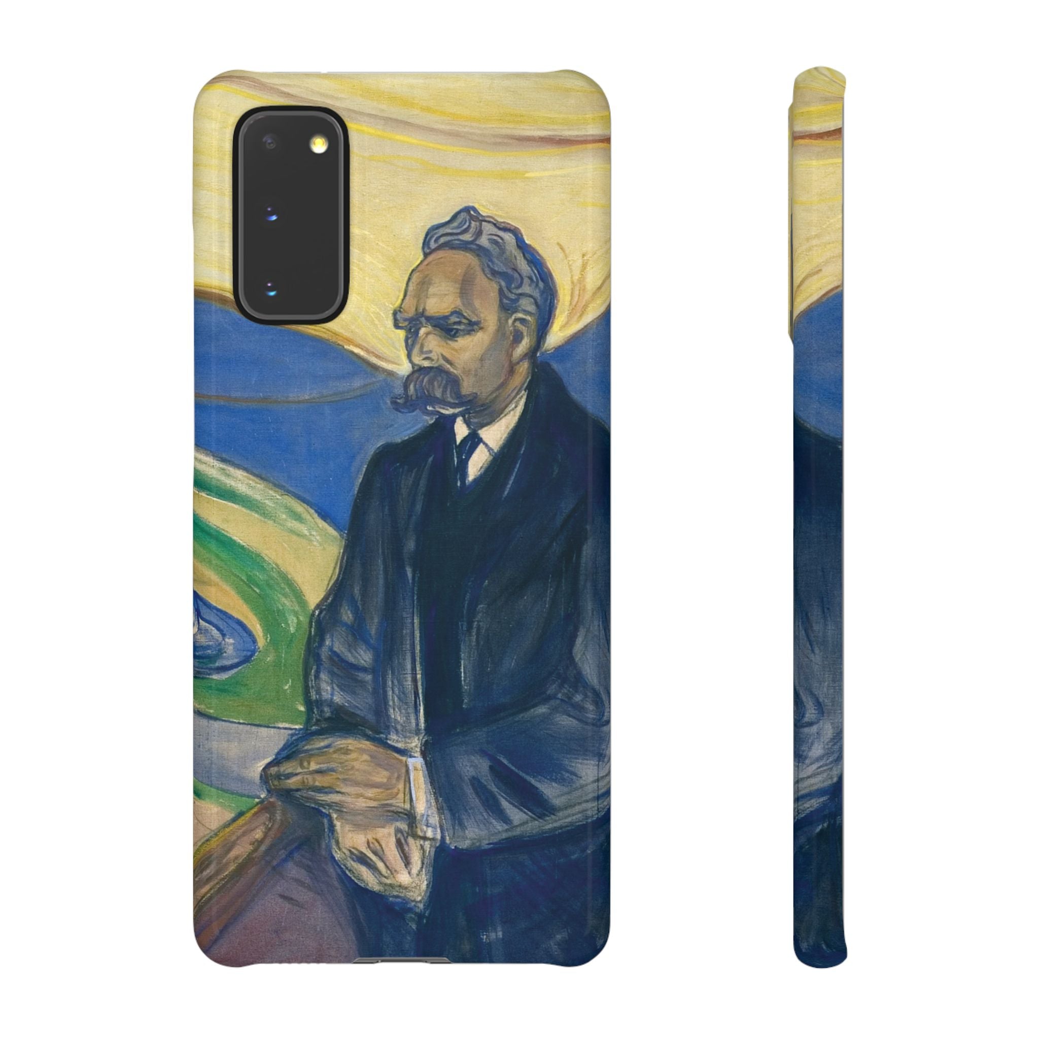Portrait of Friedrich Nietzsche by Edvard Munch - Samsung Slim Case
