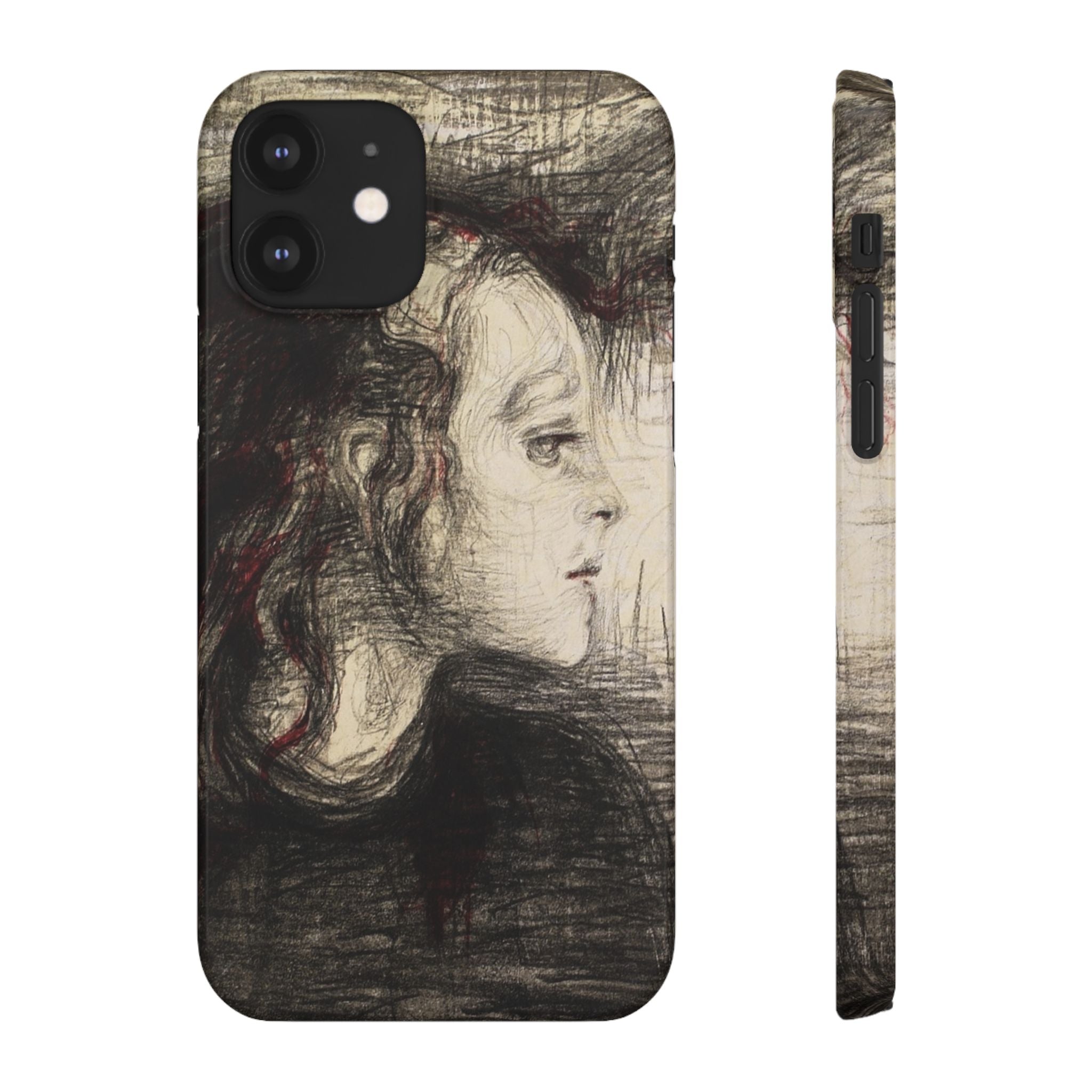 The Sick Child by Edvard Munch - iPhone Slim Case