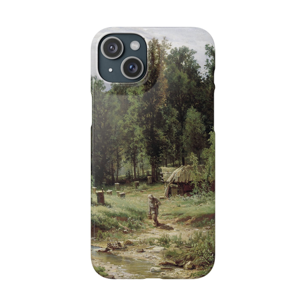 An Apiary in the Forest by Ivan Ivanovich Shishkin - iPhone Slim Case