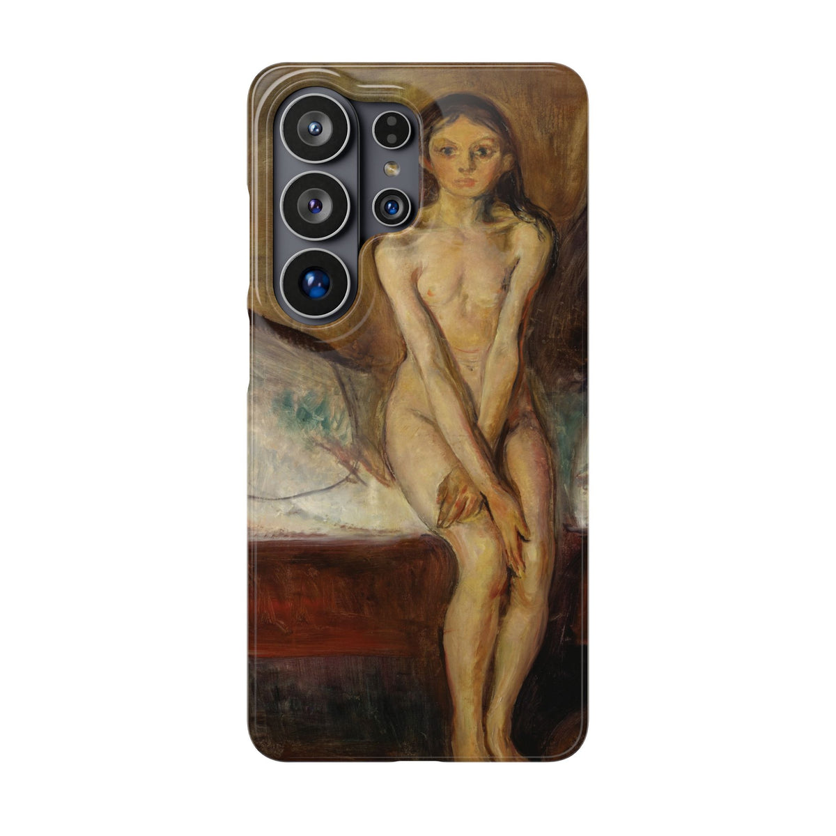 Puberty by Edvard Munch - Samsung Slim Case