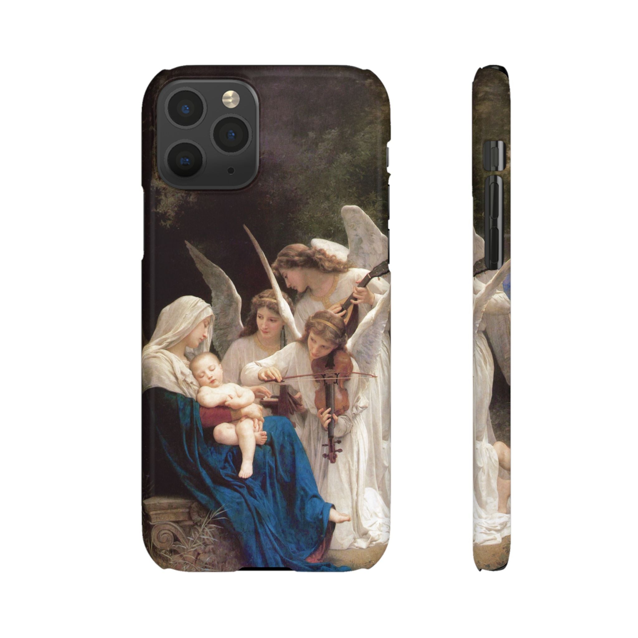 The Virgin of the angels by William-Adolphe Bouguereau - iPhone Slim Case