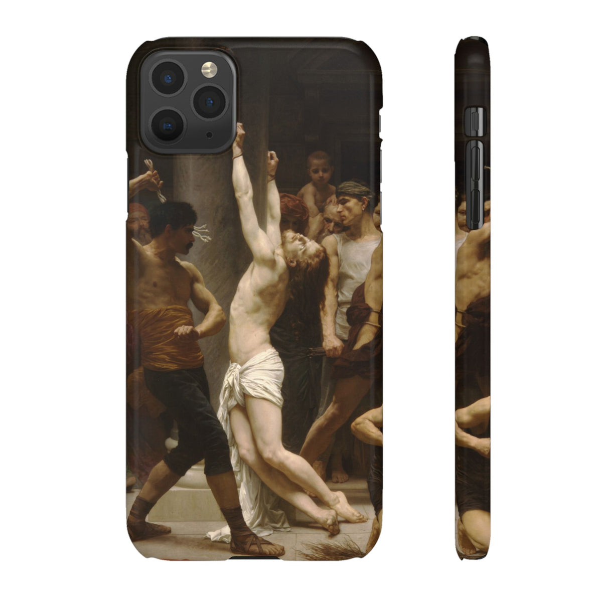 The Flagellation of Our Lord Jesus Christ by William-Adolphe Bouguereau - iPhone Slim Case