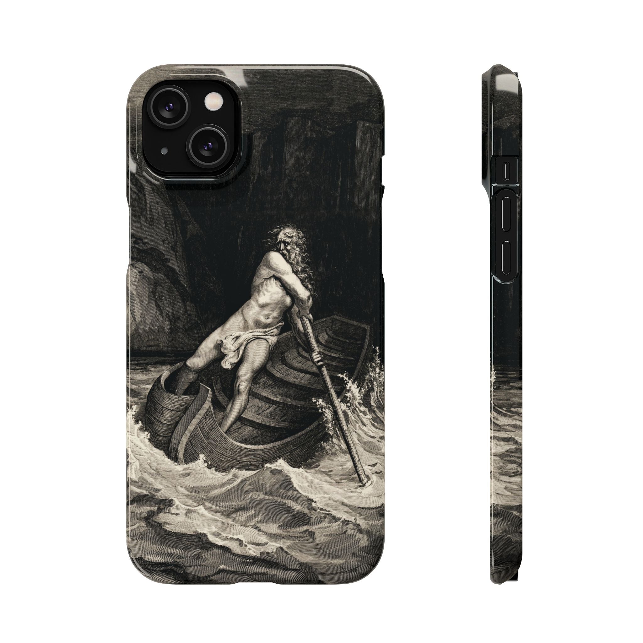 Canto III - Charon by Gustave Doré - iPhone Slim Case
